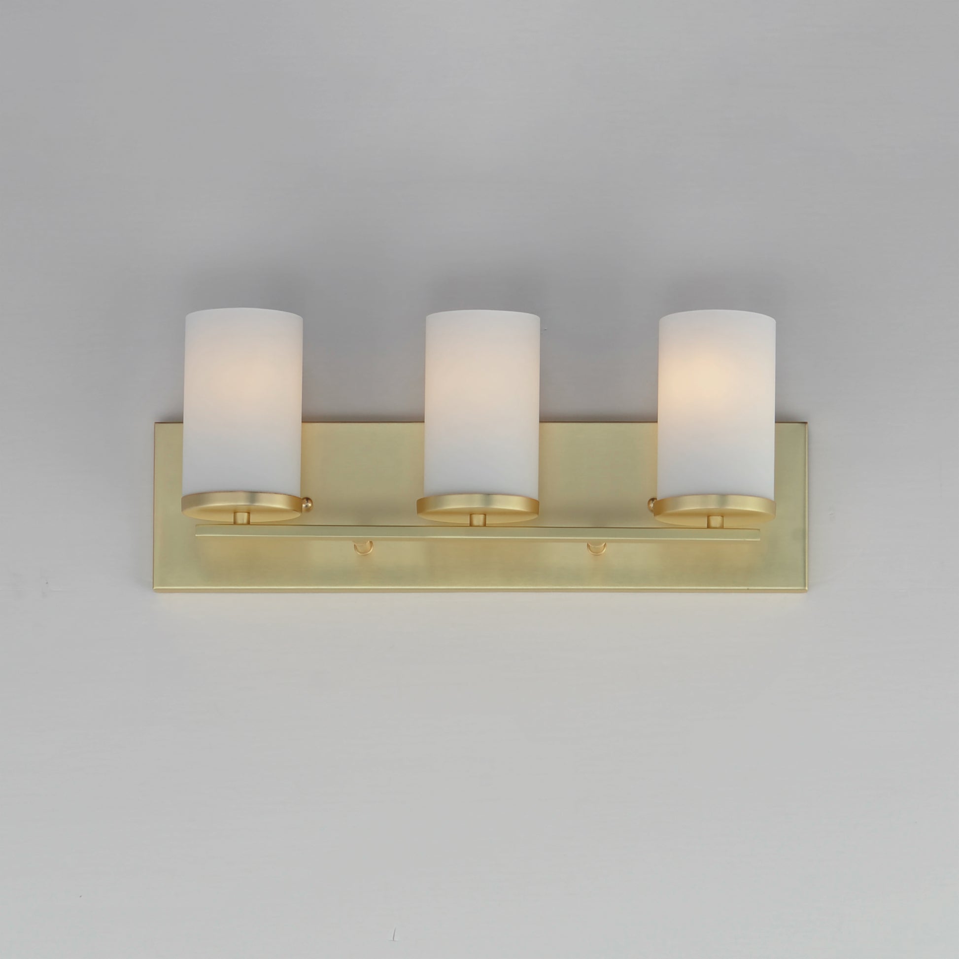 Lateral 3-Light Bath Vanity Satin Brass by Maxim Lighting