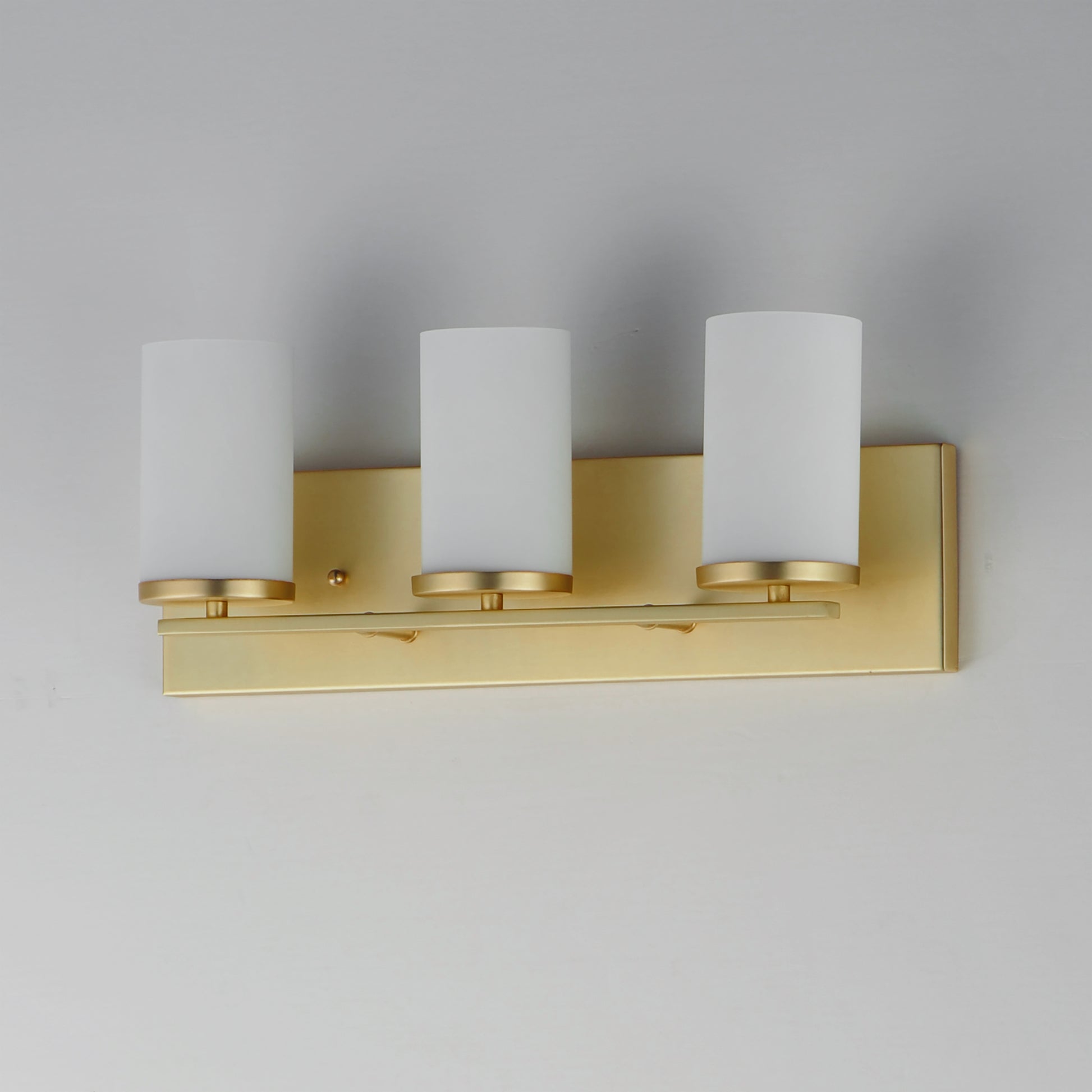 Lateral 3-Light Bath Vanity Satin Brass by Maxim Lighting