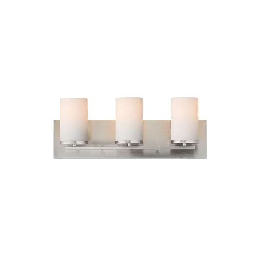 Lateral 3-Light Bath Vanity Satin Nickel by Maxim Lighting