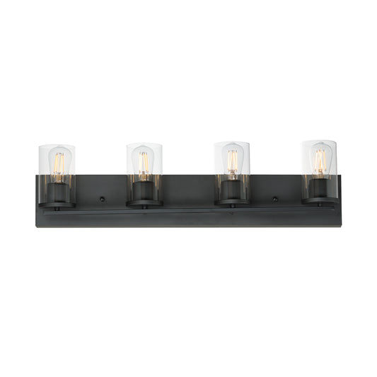 Lateral 4-Light Bath Vanity Black by Maxim Lighting