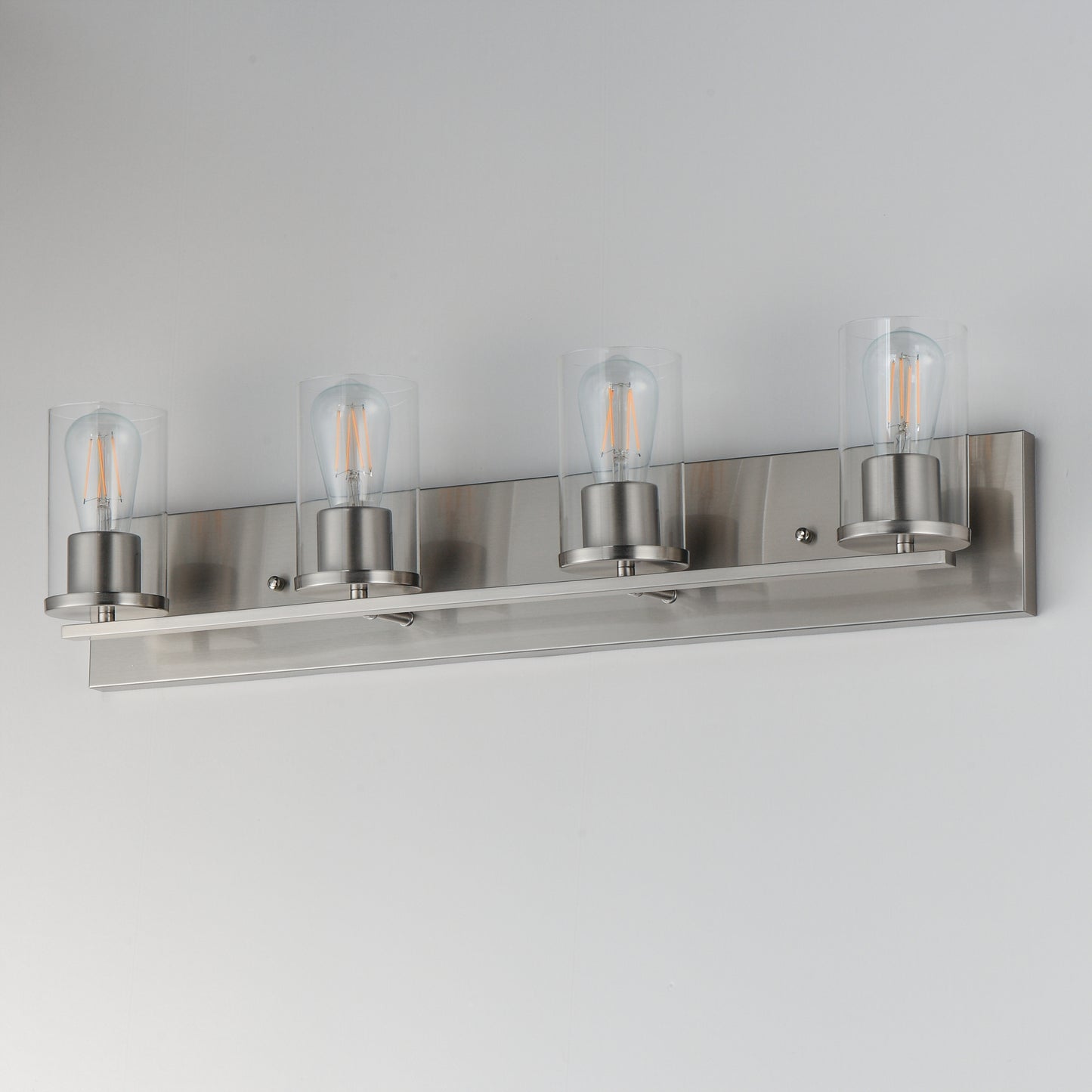 Lateral 4-Light Bath Vanity Satin Nickel by Maxim Lighting