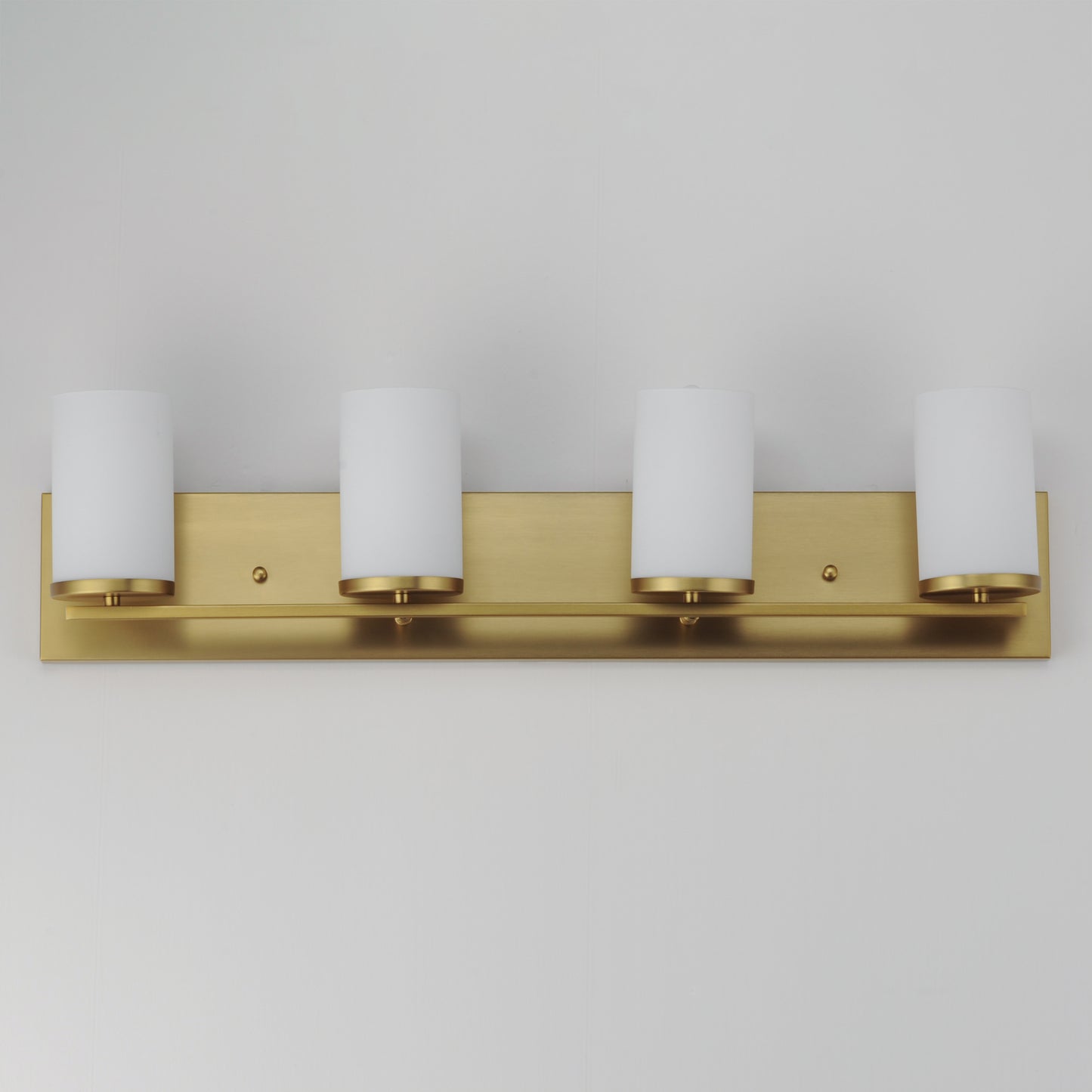Lateral 4-Light Bath Vanity Satin Brass by Maxim Lighting