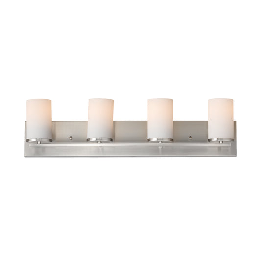Lateral 4-Light Bath Vanity Satin Nickel by Maxim Lighting
