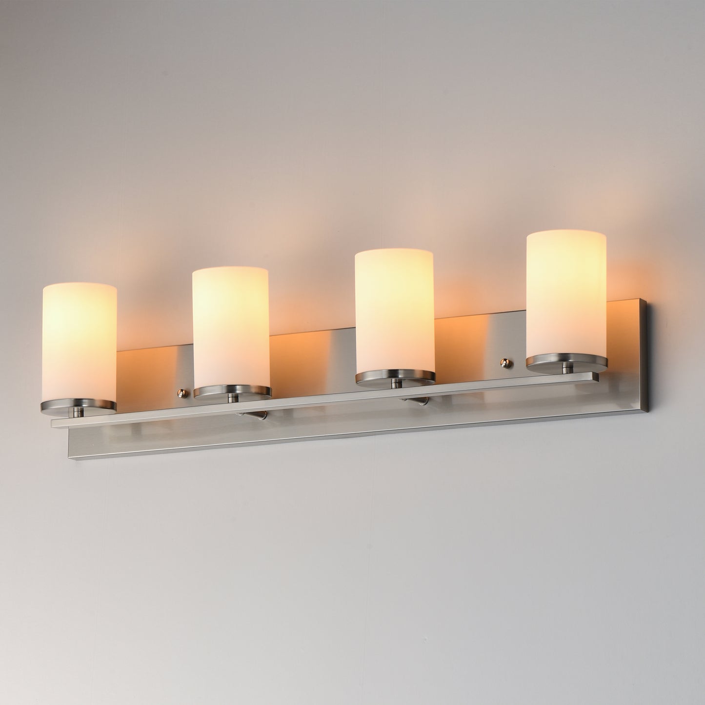 Lateral 4-Light Bath Vanity Satin Nickel by Maxim Lighting