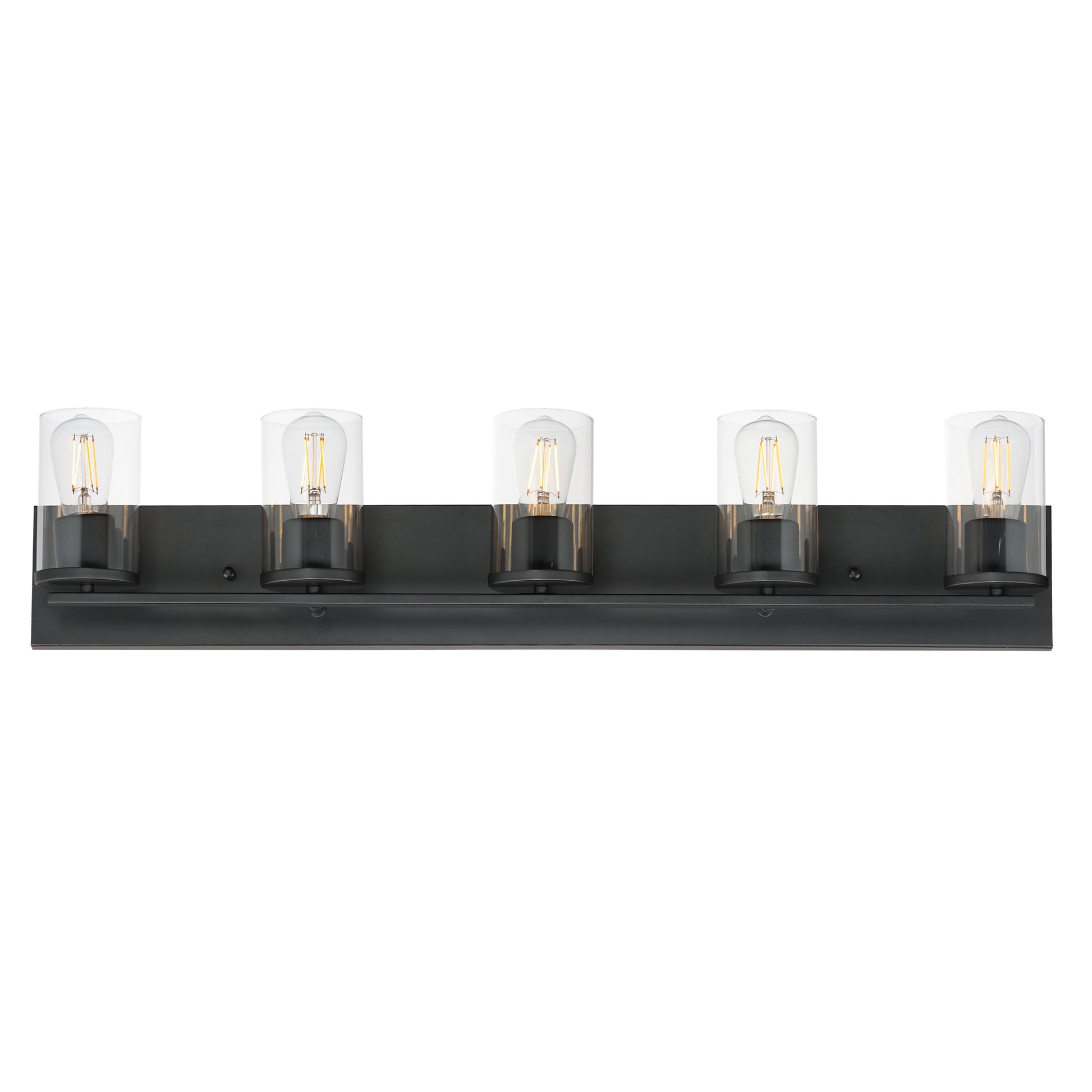 Lateral 5-Light Bath Vanity Black by Maxim Lighting