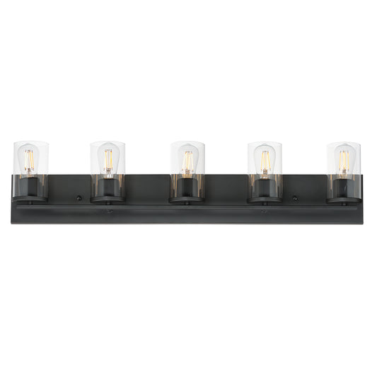 Lateral 5-Light Bath Vanity Black by Maxim Lighting