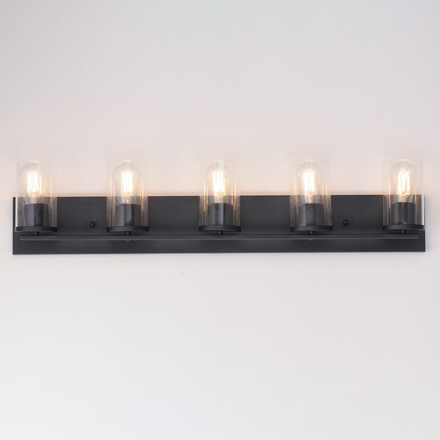 Lateral 5-Light Bath Vanity Black by Maxim Lighting