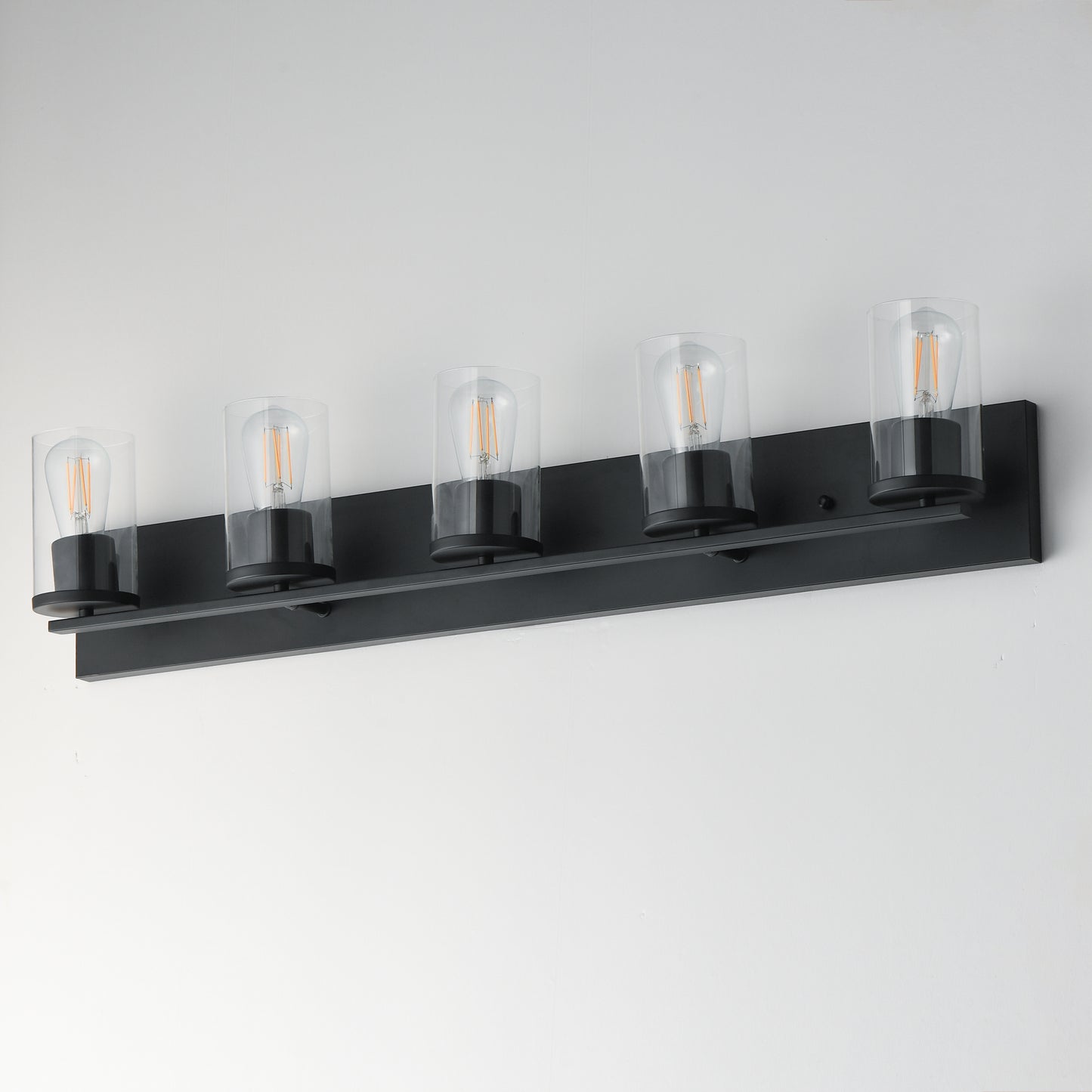 Lateral 5-Light Bath Vanity Black by Maxim Lighting