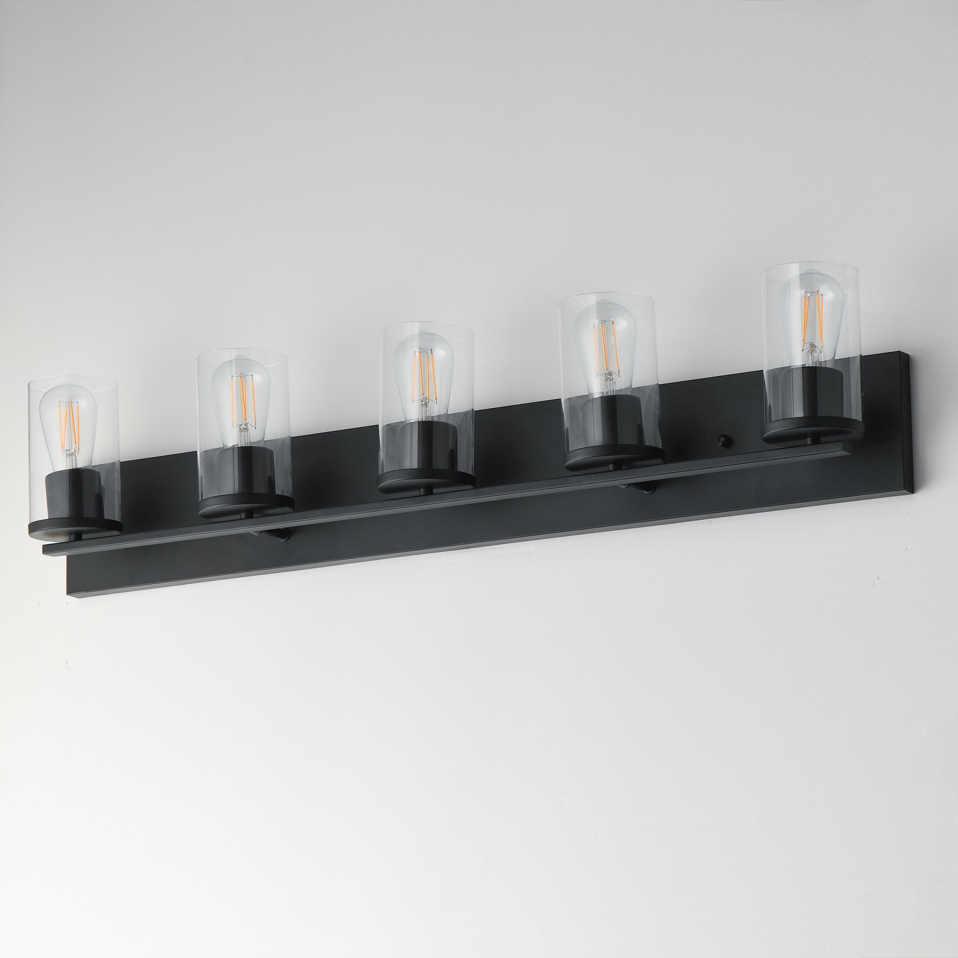 Lateral 5-Light Bath Vanity Black by Maxim Lighting