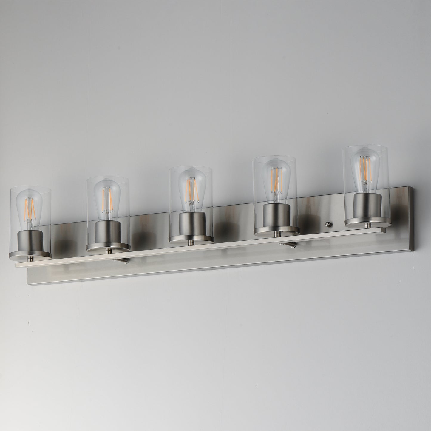 Lateral 5-Light Bath Vanity Satin Nickel by Maxim Lighting