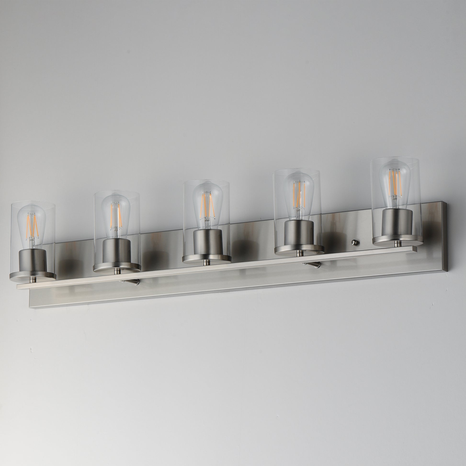 Lateral 5-Light Bath Vanity Satin Nickel by Maxim Lighting