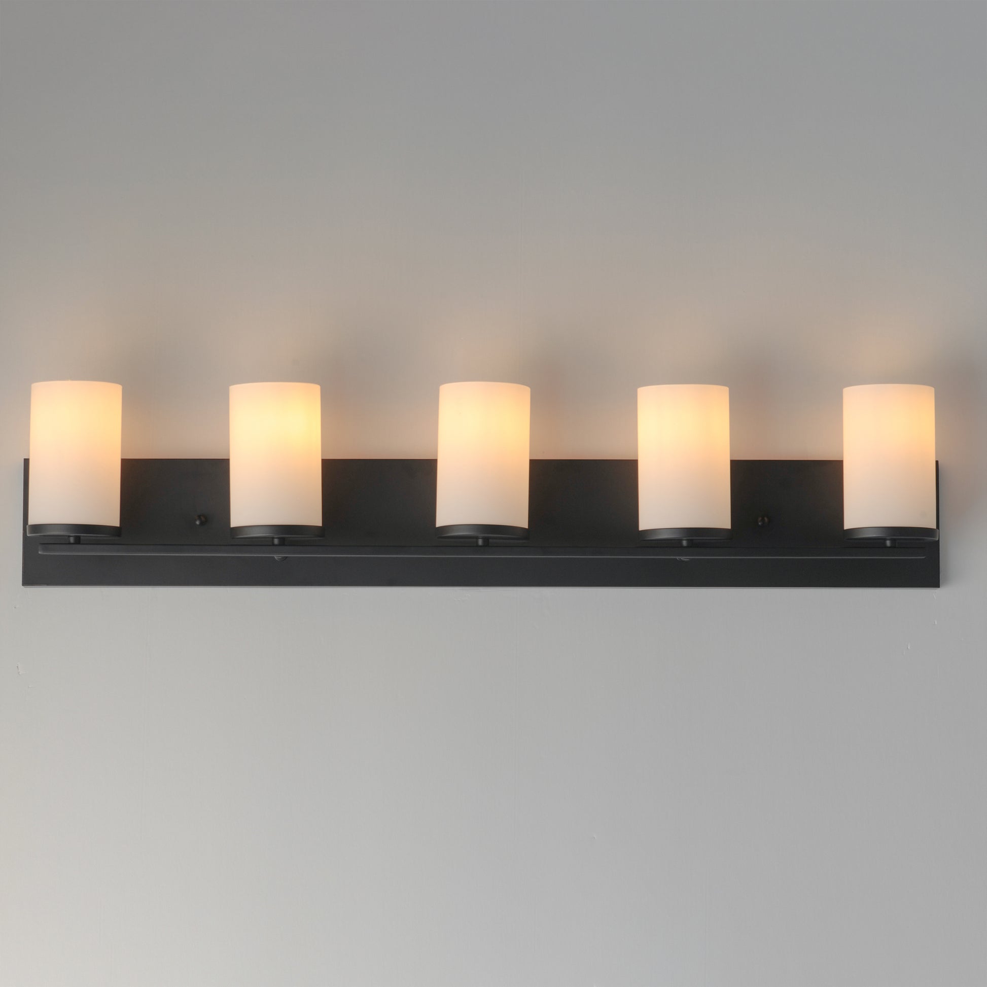 Lateral 5-Light Bath Vanity Black by Maxim Lighting