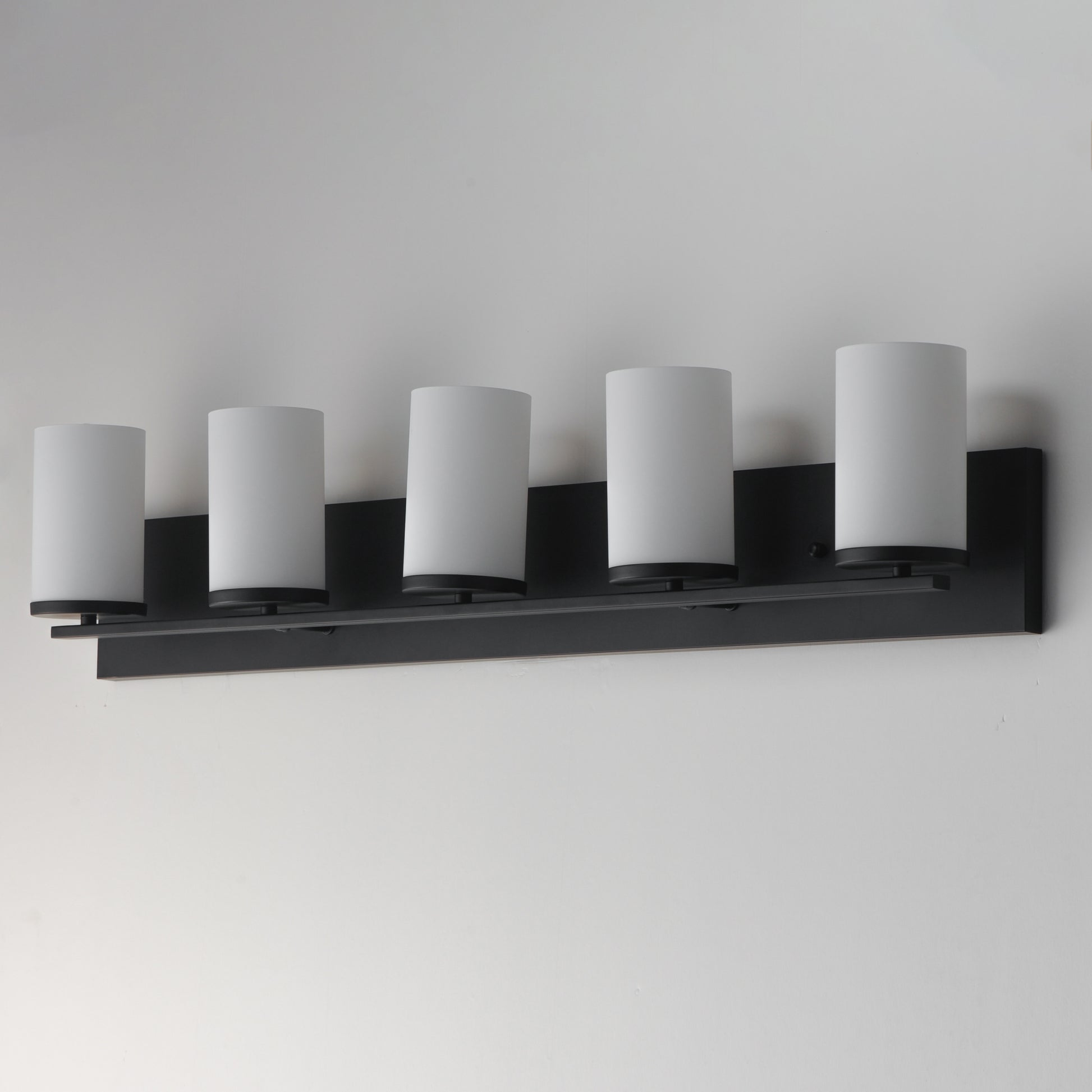 Lateral 5-Light Bath Vanity Black by Maxim Lighting