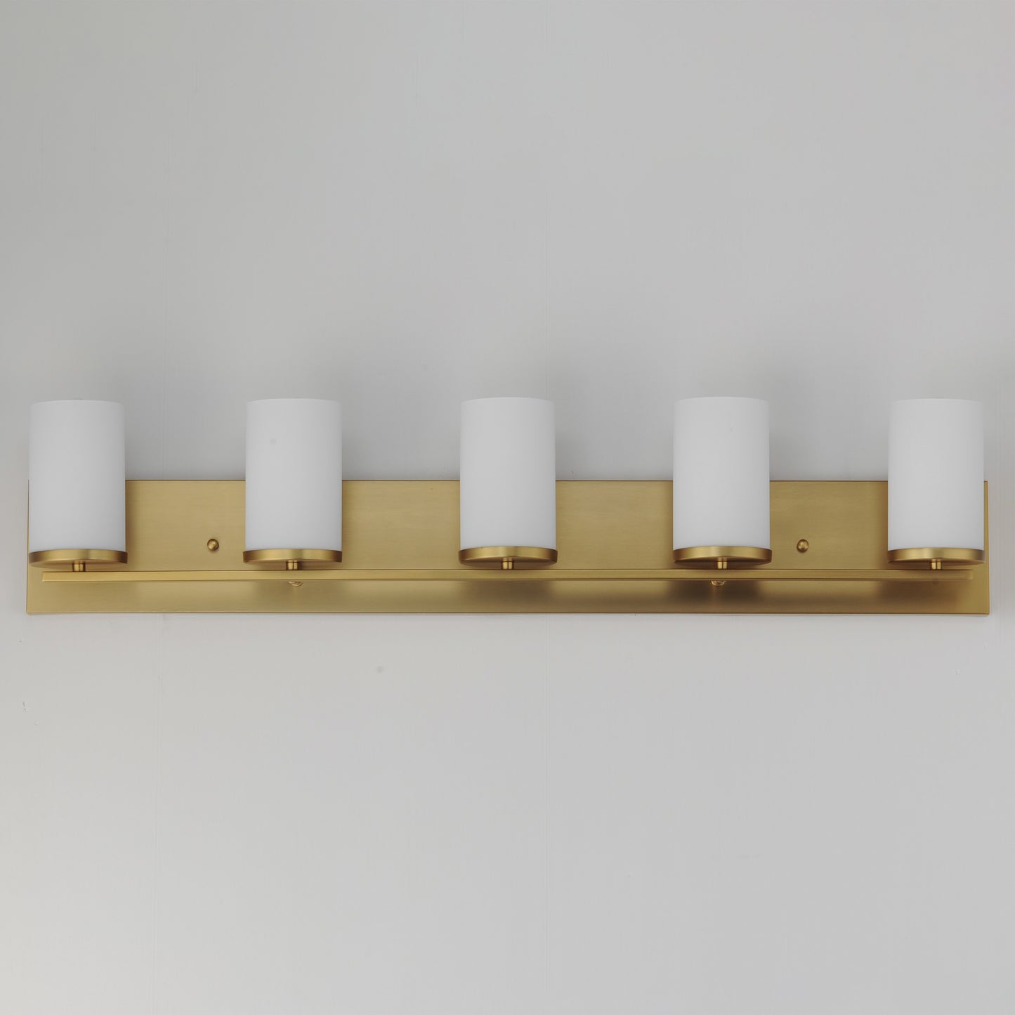 Lateral 5-Light Bath Vanity Satin Brass by Maxim Lighting