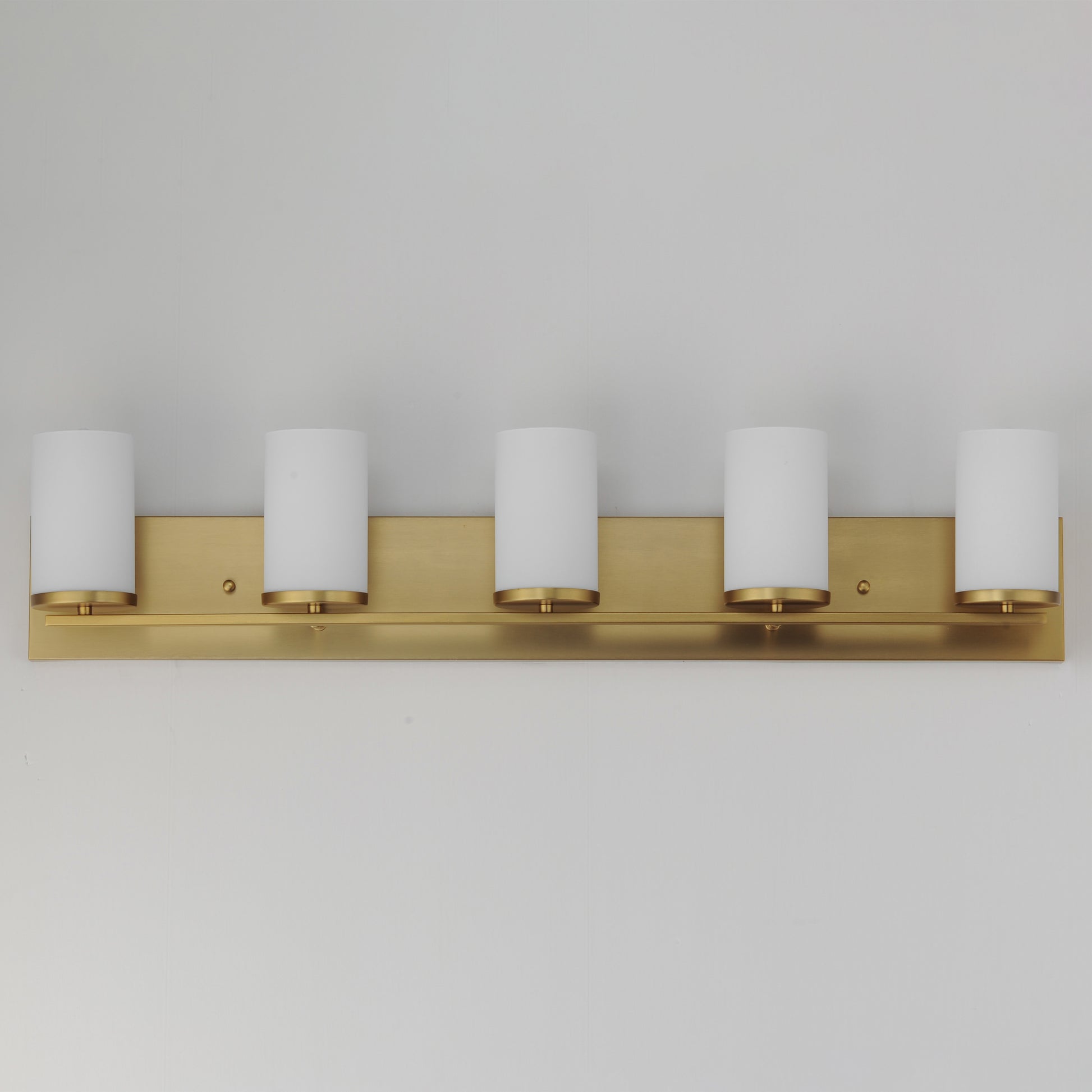 Lateral 5-Light Bath Vanity Satin Brass by Maxim Lighting