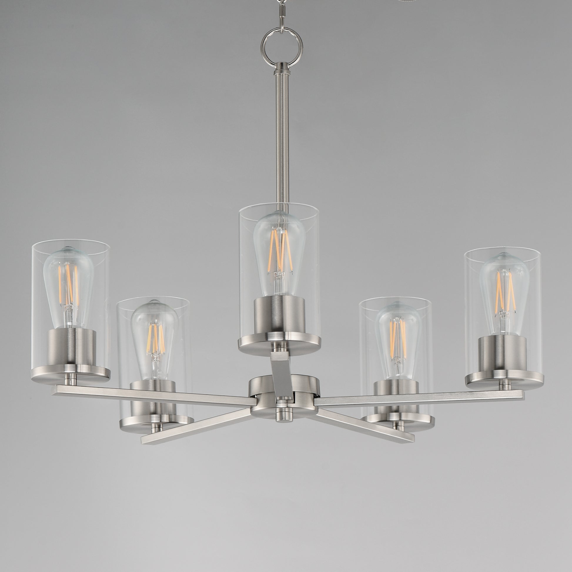 Lateral 5-Light Chandelier Satin Nickel by Maxim Lighting