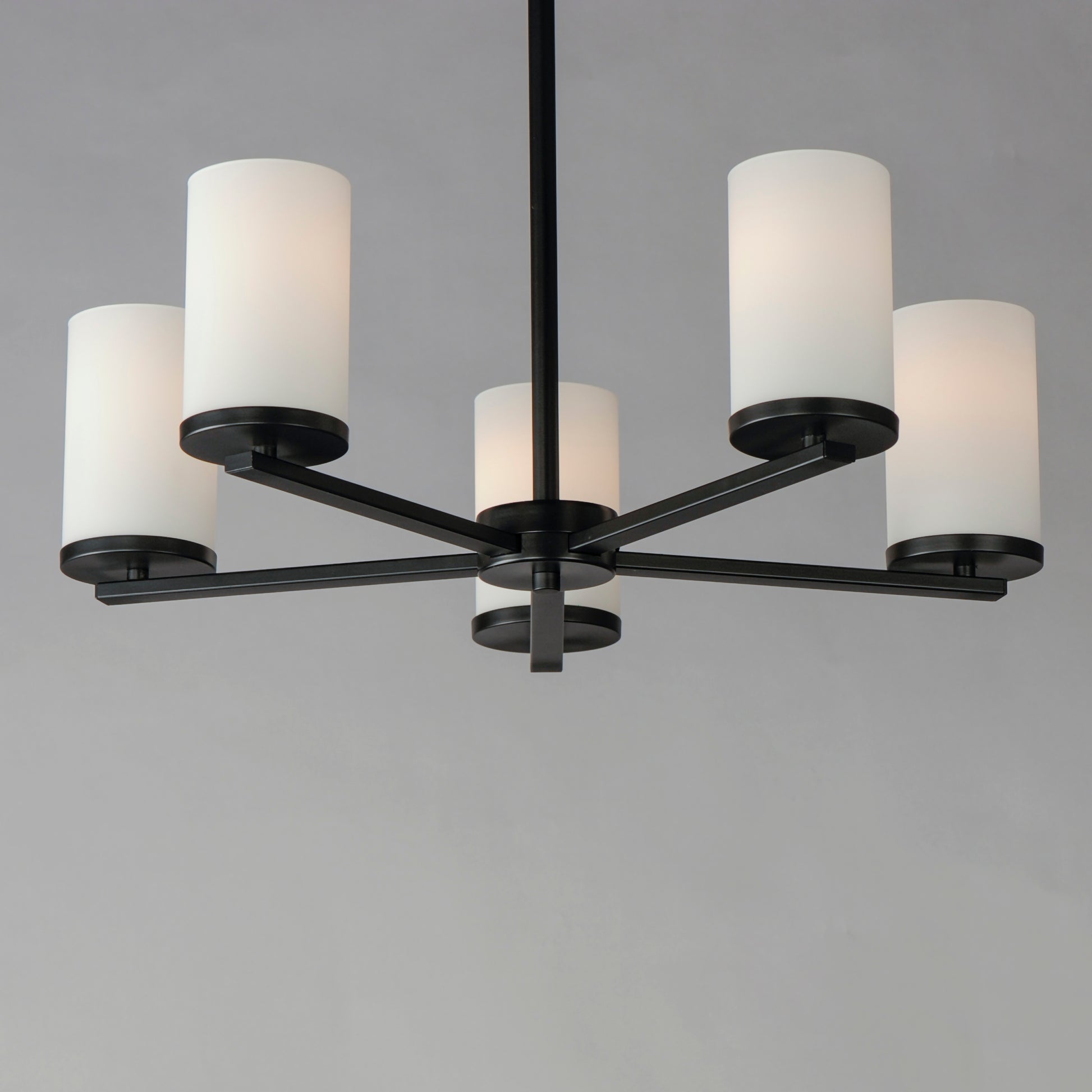 Lateral 5-Light Chandelier Black by Maxim Lighting