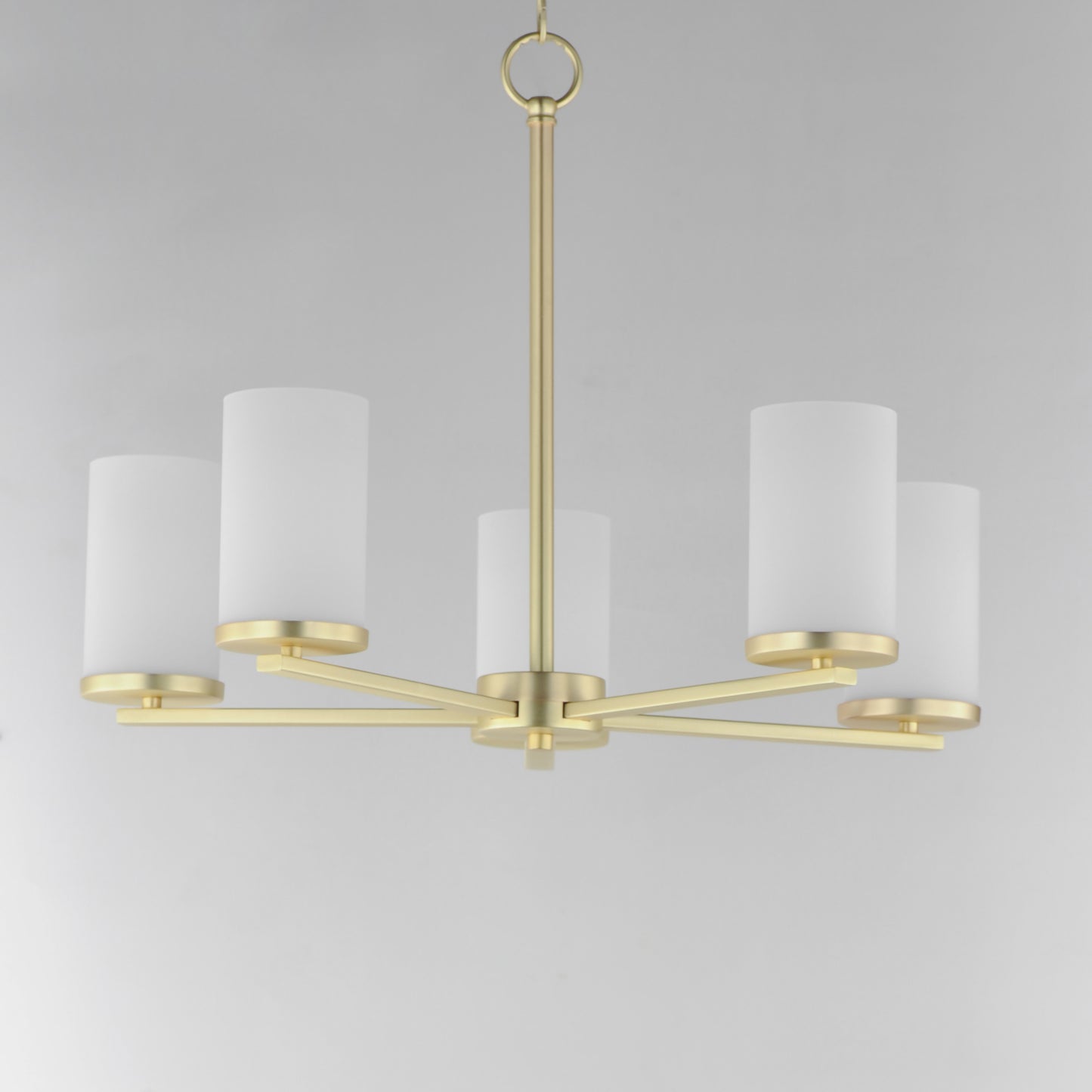 Lateral 5-Light Chandelier Satin Brass by Maxim Lighting