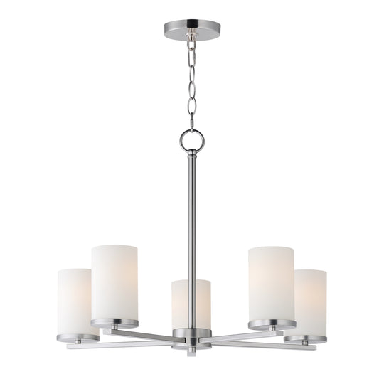 Lateral 5-Light Chandelier Satin Nickel by Maxim Lighting