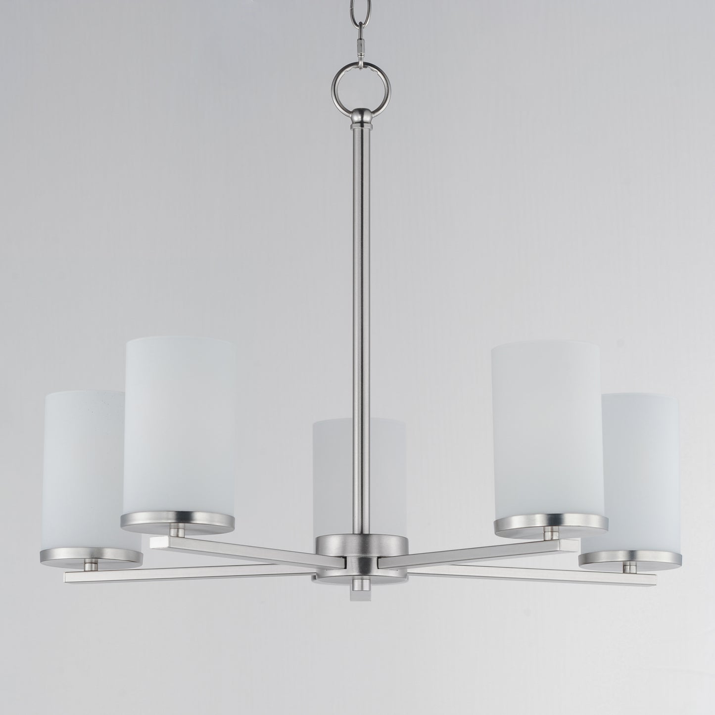 Lateral 5-Light Chandelier Satin Nickel by Maxim Lighting