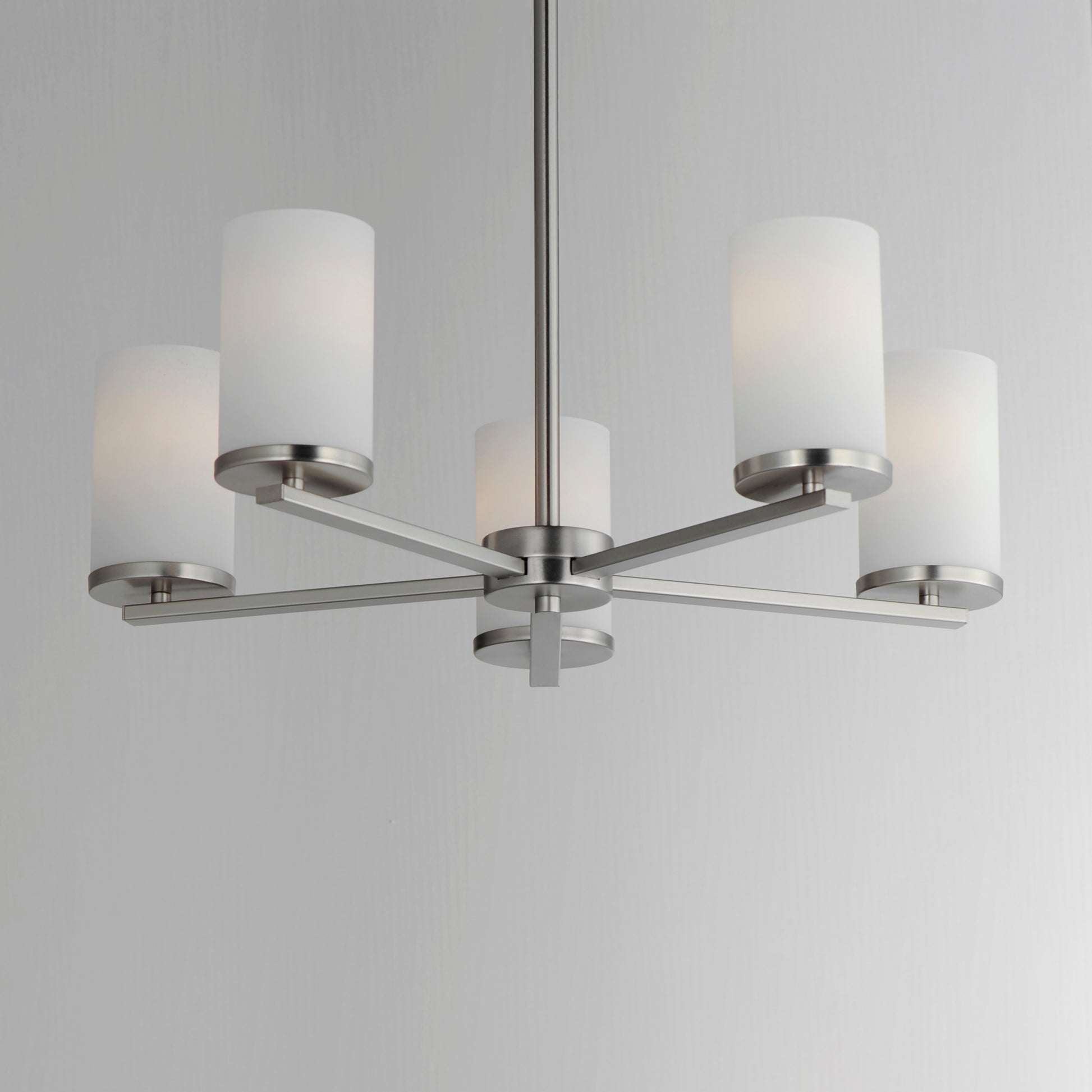 Lateral 5-Light Chandelier Satin Nickel by Maxim Lighting
