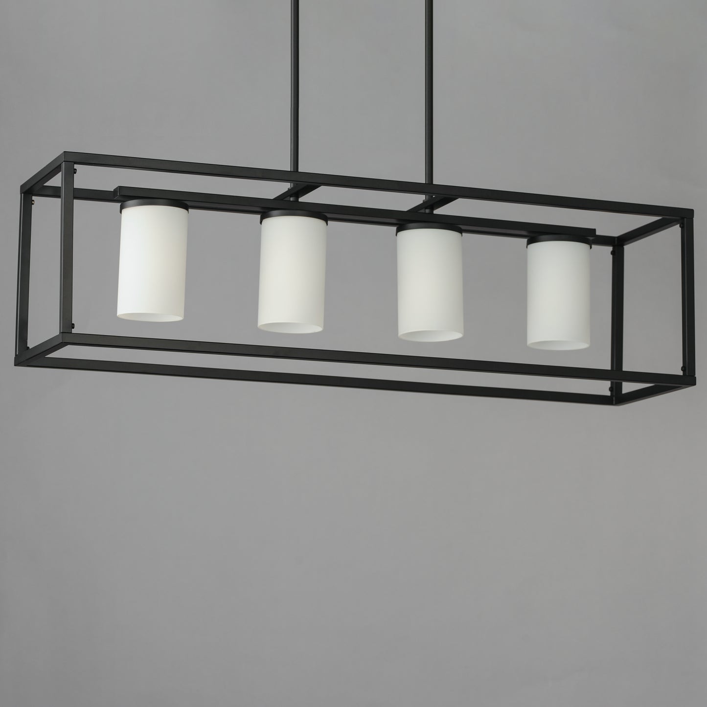 Lateral 4-Light Linear Pendant Black by Maxim Lighting