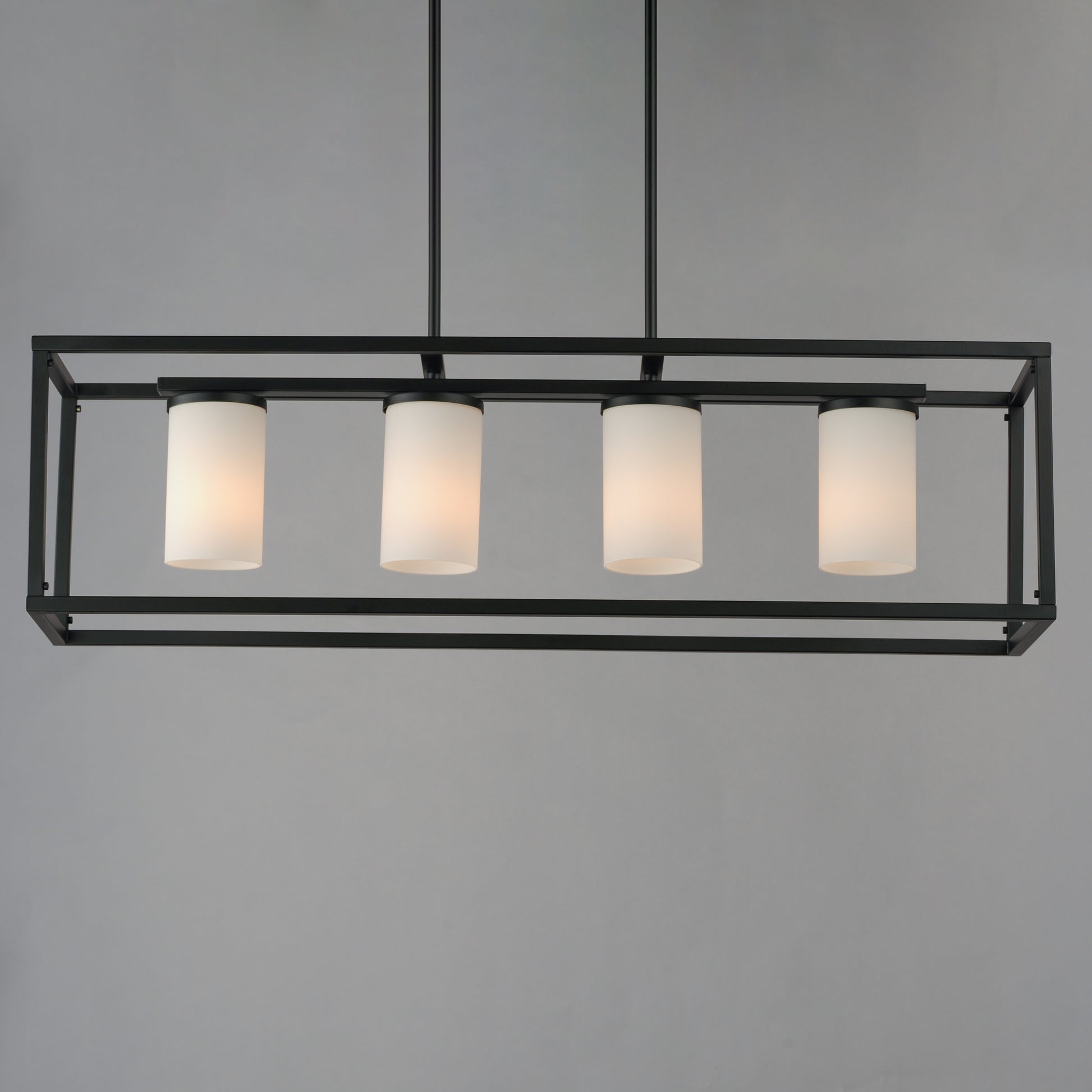 Lateral 4-Light Linear Pendant Black by Maxim Lighting