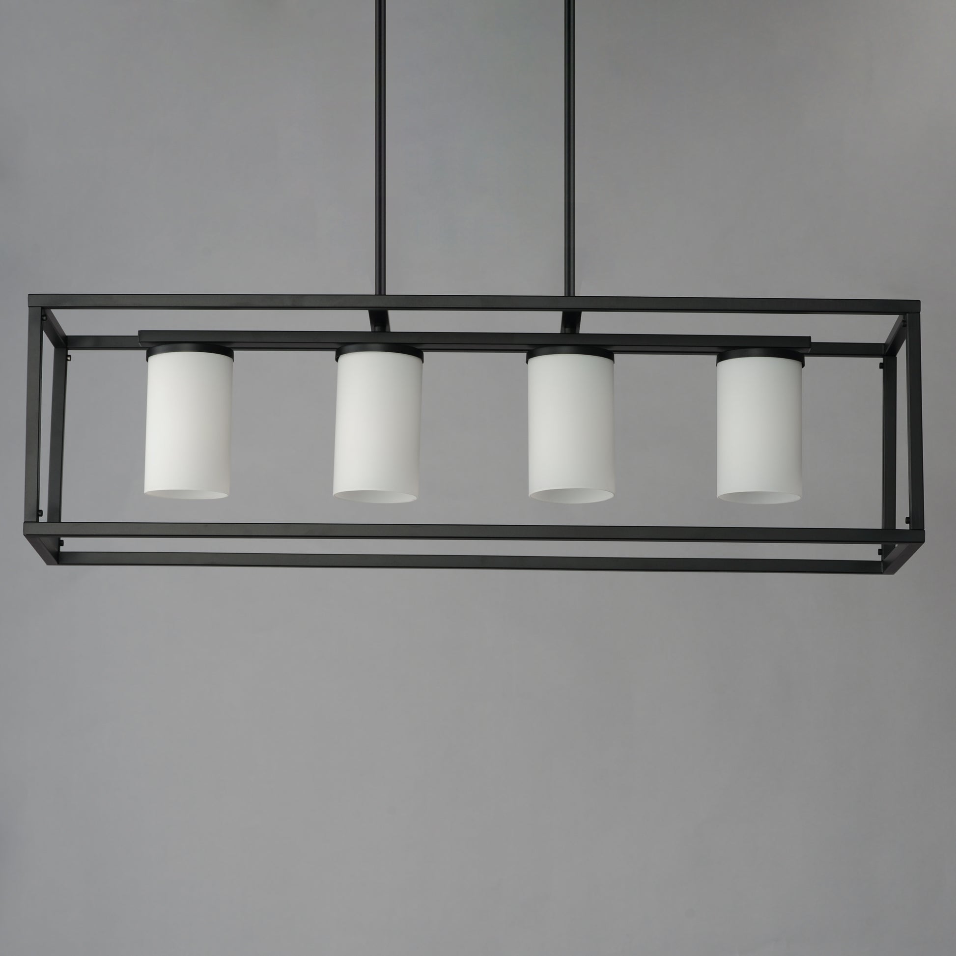 Lateral 4-Light Linear Pendant Black by Maxim Lighting