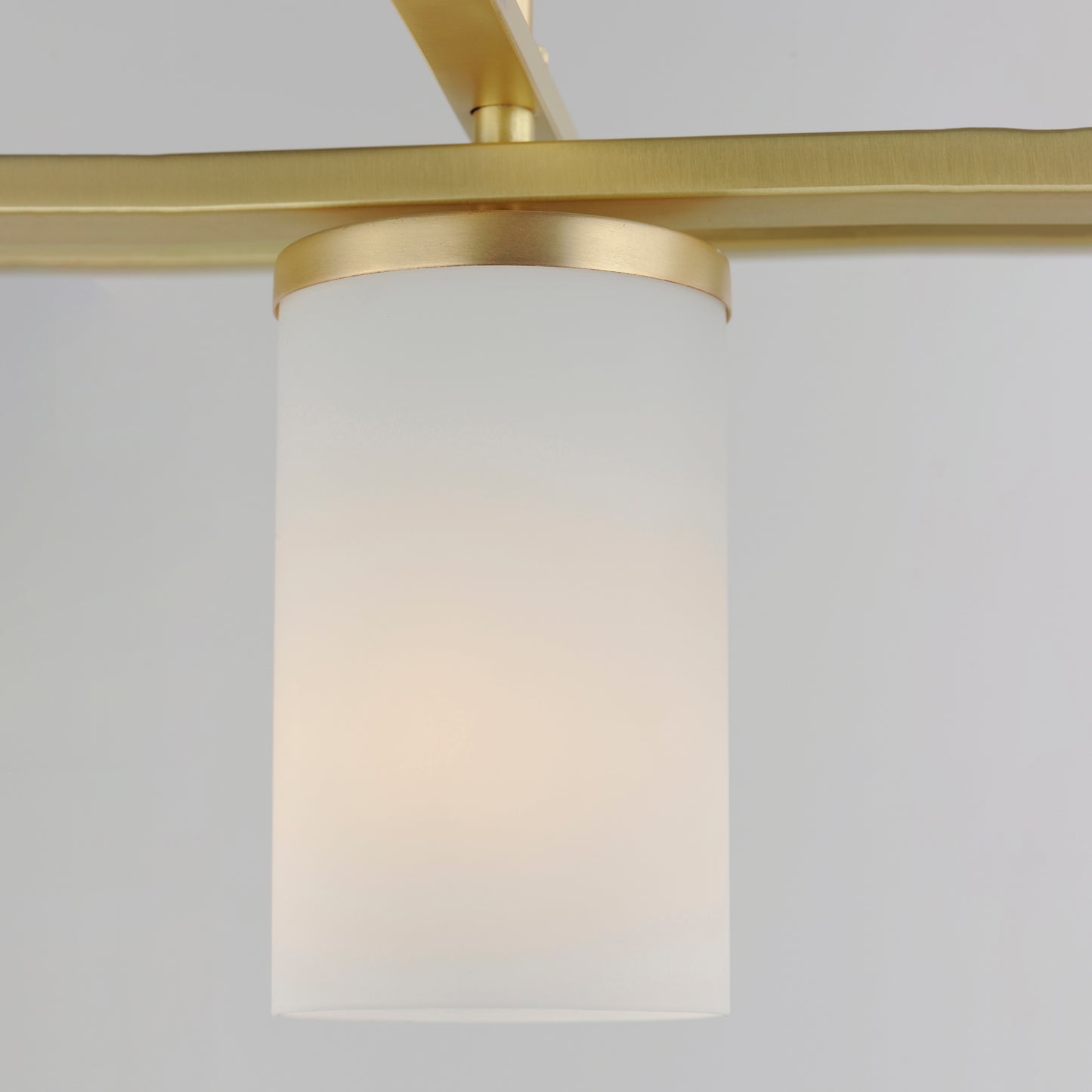 Lateral 4-Light Linear Pendant Satin Brass by Maxim Lighting