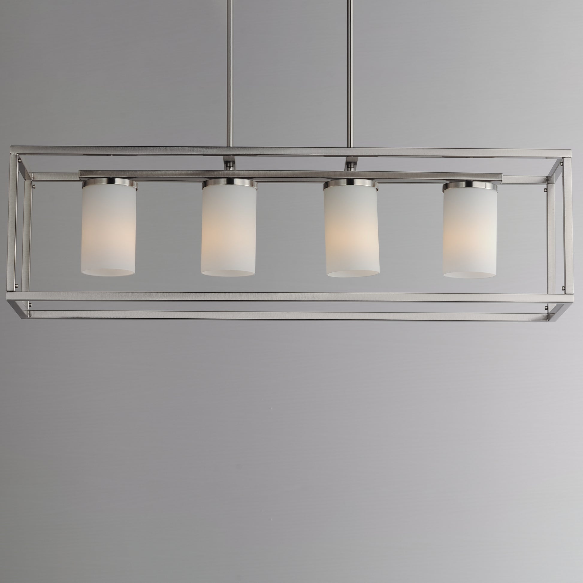 Lateral 4-Light Linear Pendant Satin Nickel by Maxim Lighting