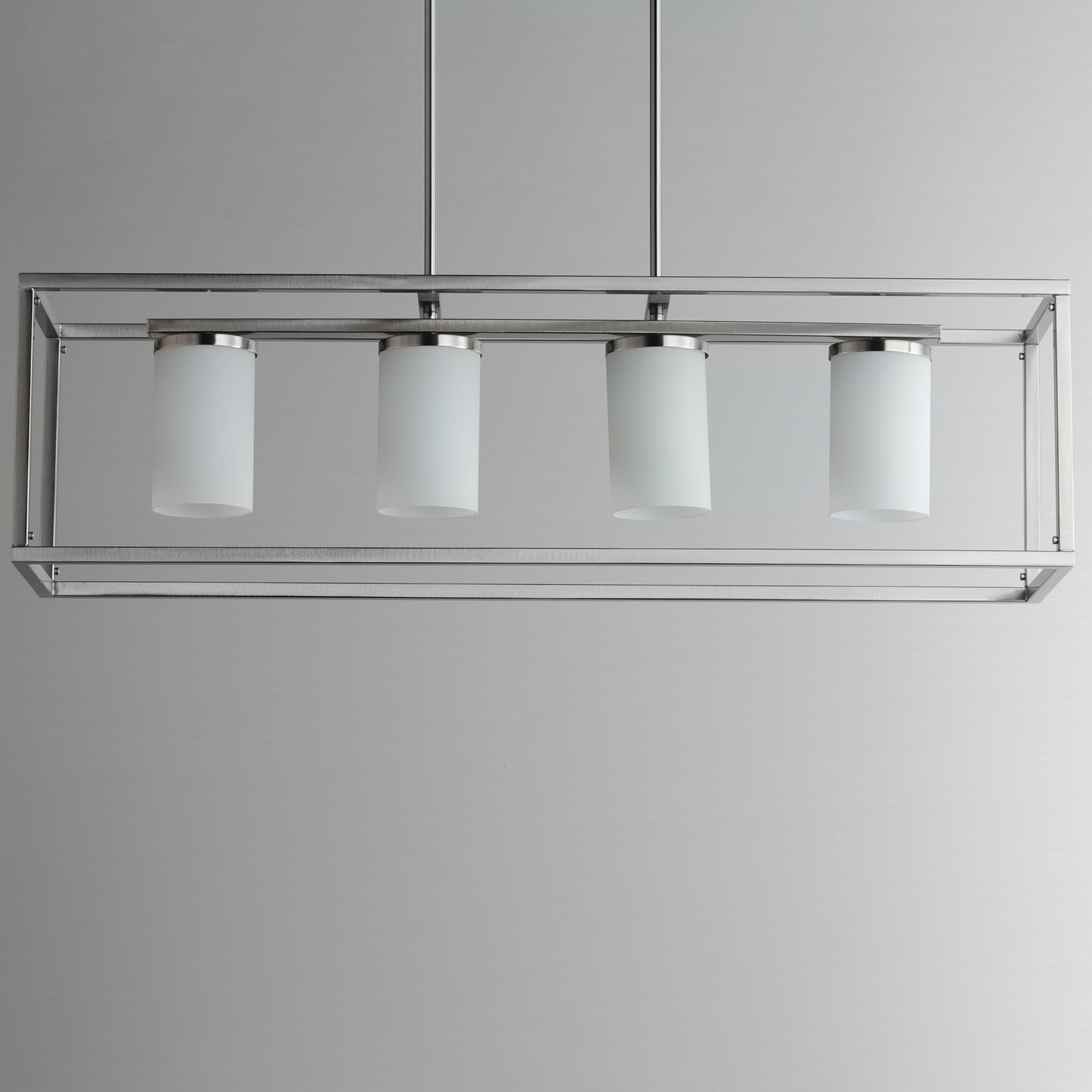 Lateral 4-Light Linear Pendant Satin Nickel by Maxim Lighting