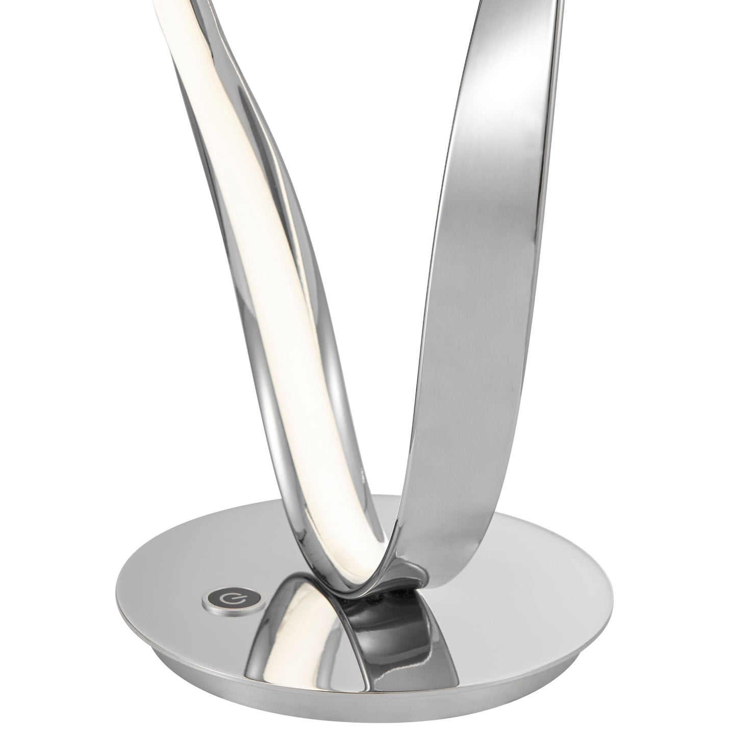 Carter Table Lamp Chrome by Finesse Decor