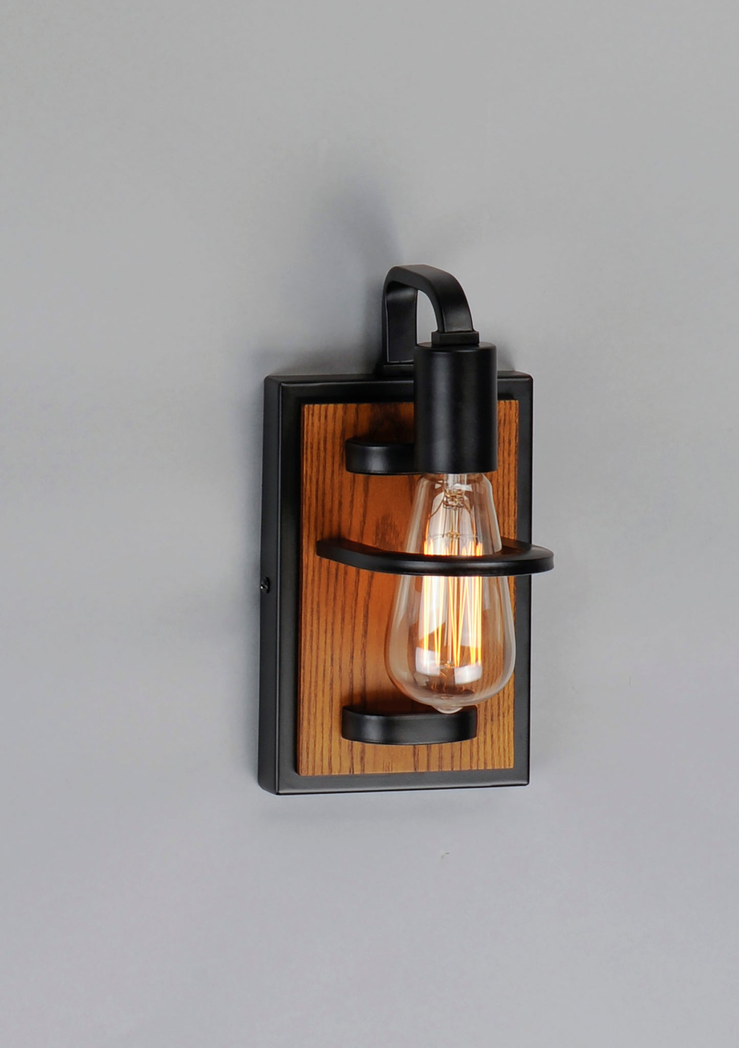 Black Forest Wall Sconce Black/Ashbury by Maxim Lighting