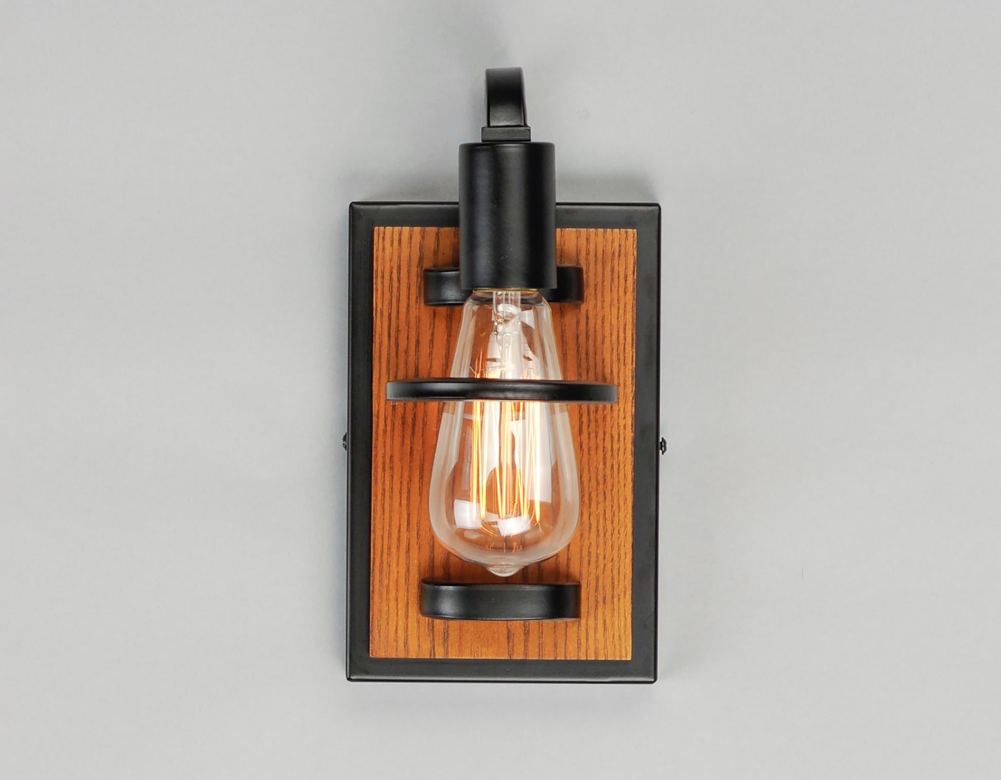 Black Forest Wall Sconce Black/Ashbury by Maxim Lighting