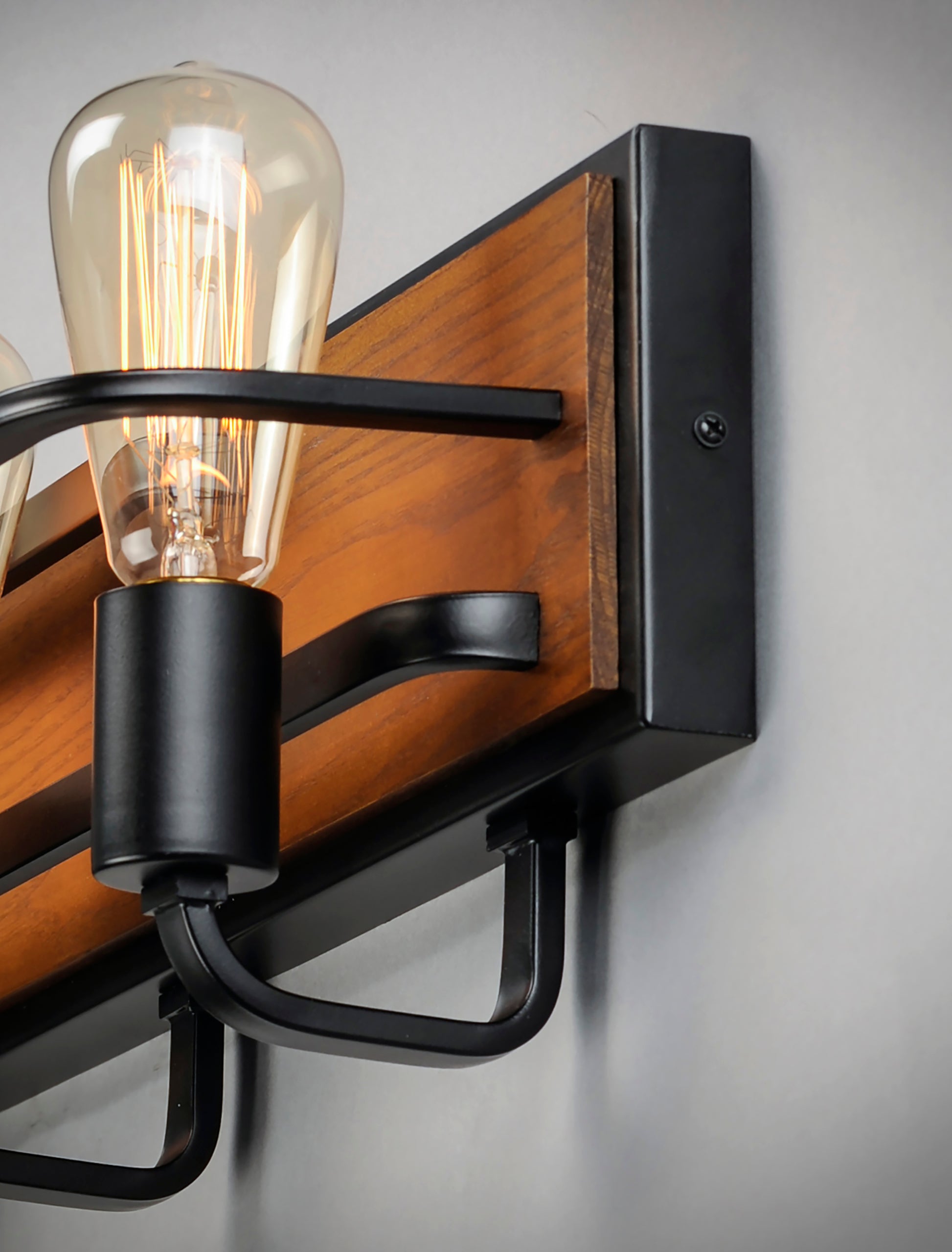 Black Forest 2-Light Bath Vanity Black/Ashbury by Maxim Lighting