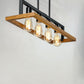 Black Forest 4-Light Chandelier Black/Ashbury by Maxim Lighting