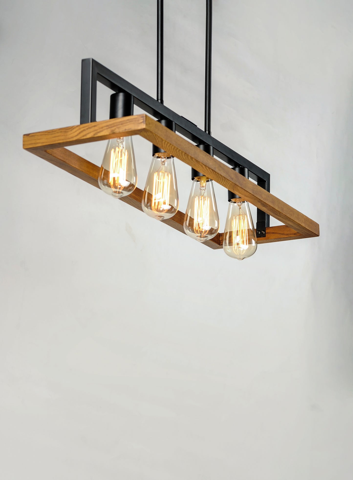 Black Forest 4-Light Chandelier Black/Ashbury by Maxim Lighting