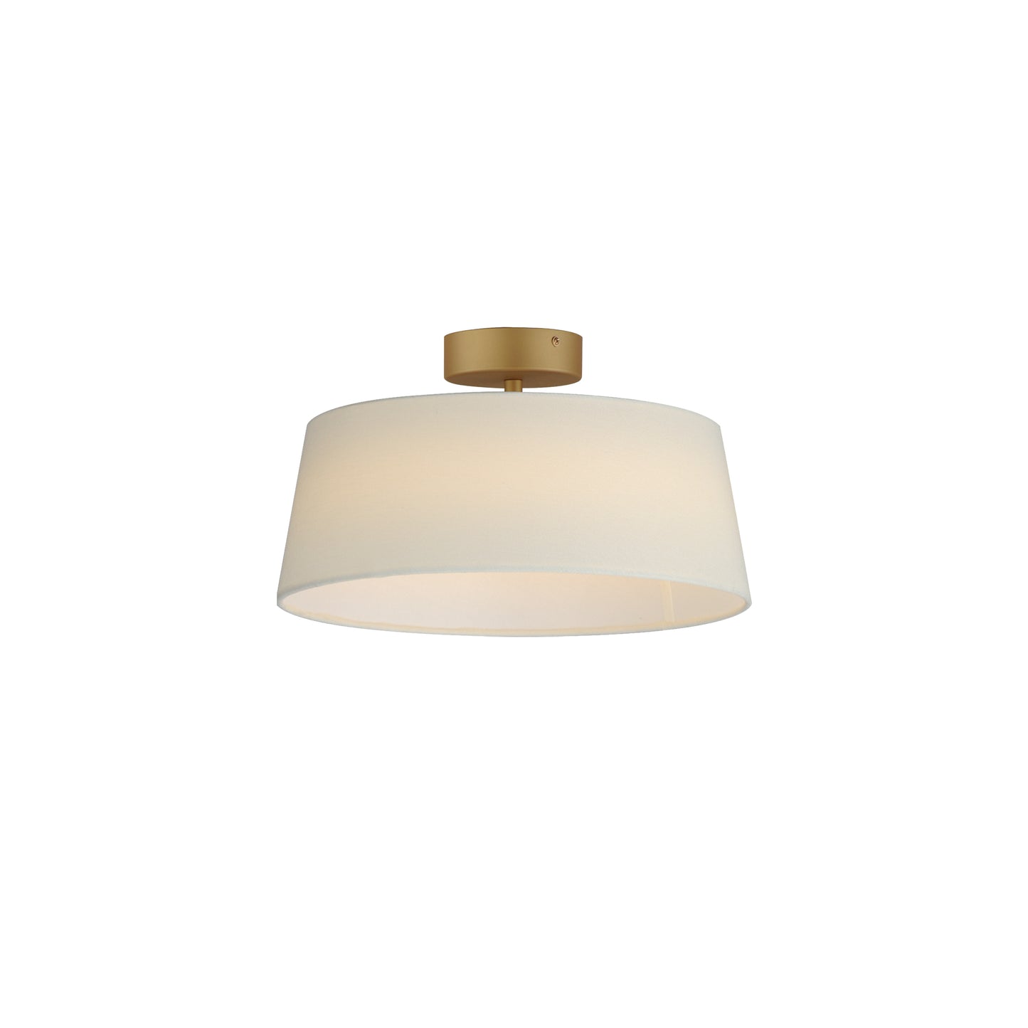 Paramount 16" LED Flush Mount Natural Aged Brass by Maxim Lighting