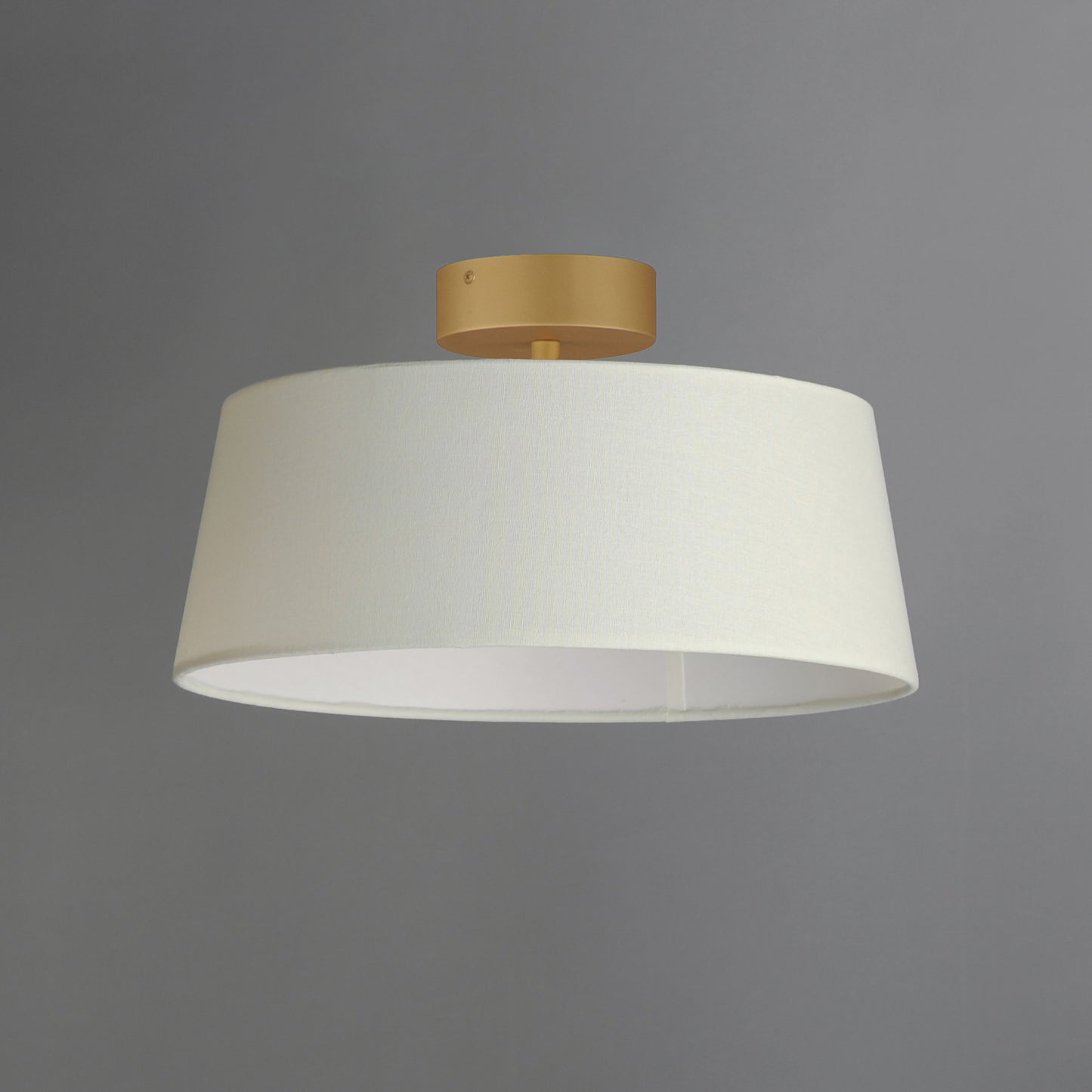 Paramount 16" LED Flush Mount Natural Aged Brass by Maxim Lighting