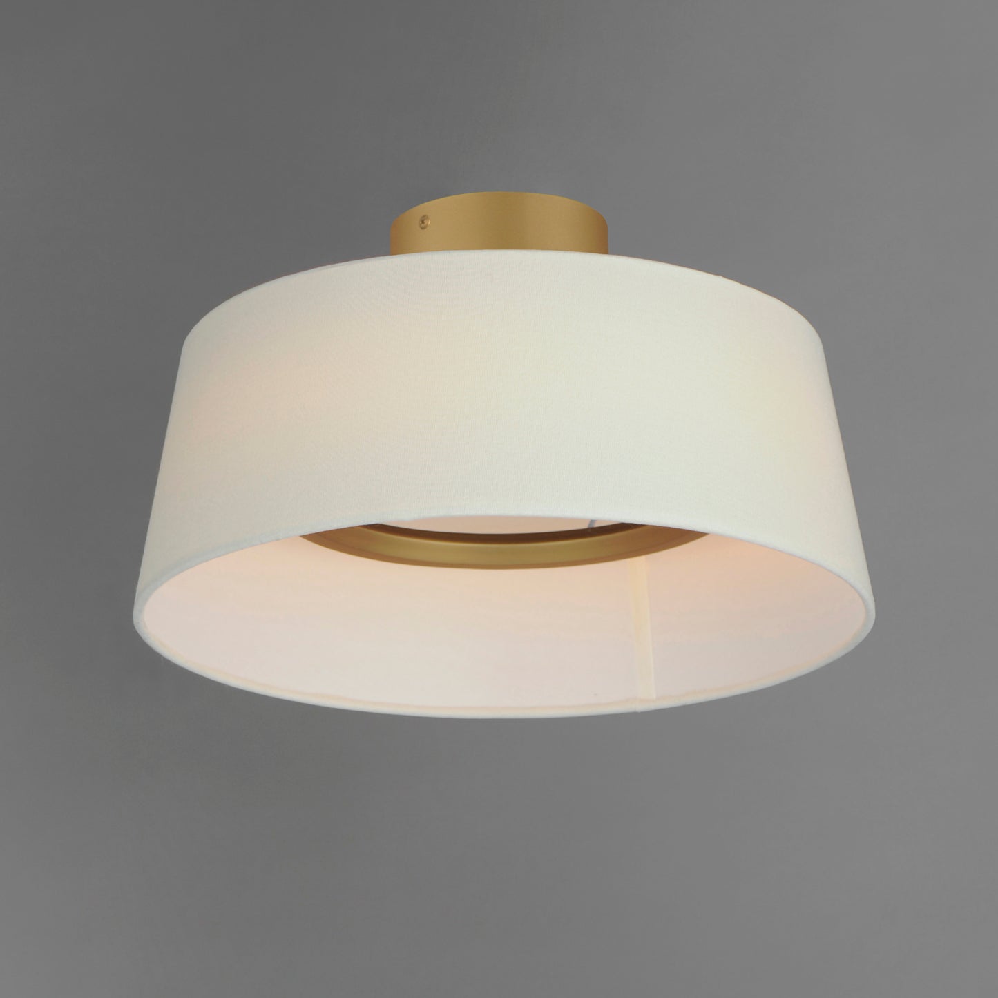 Paramount 16" LED Flush Mount Natural Aged Brass by Maxim Lighting