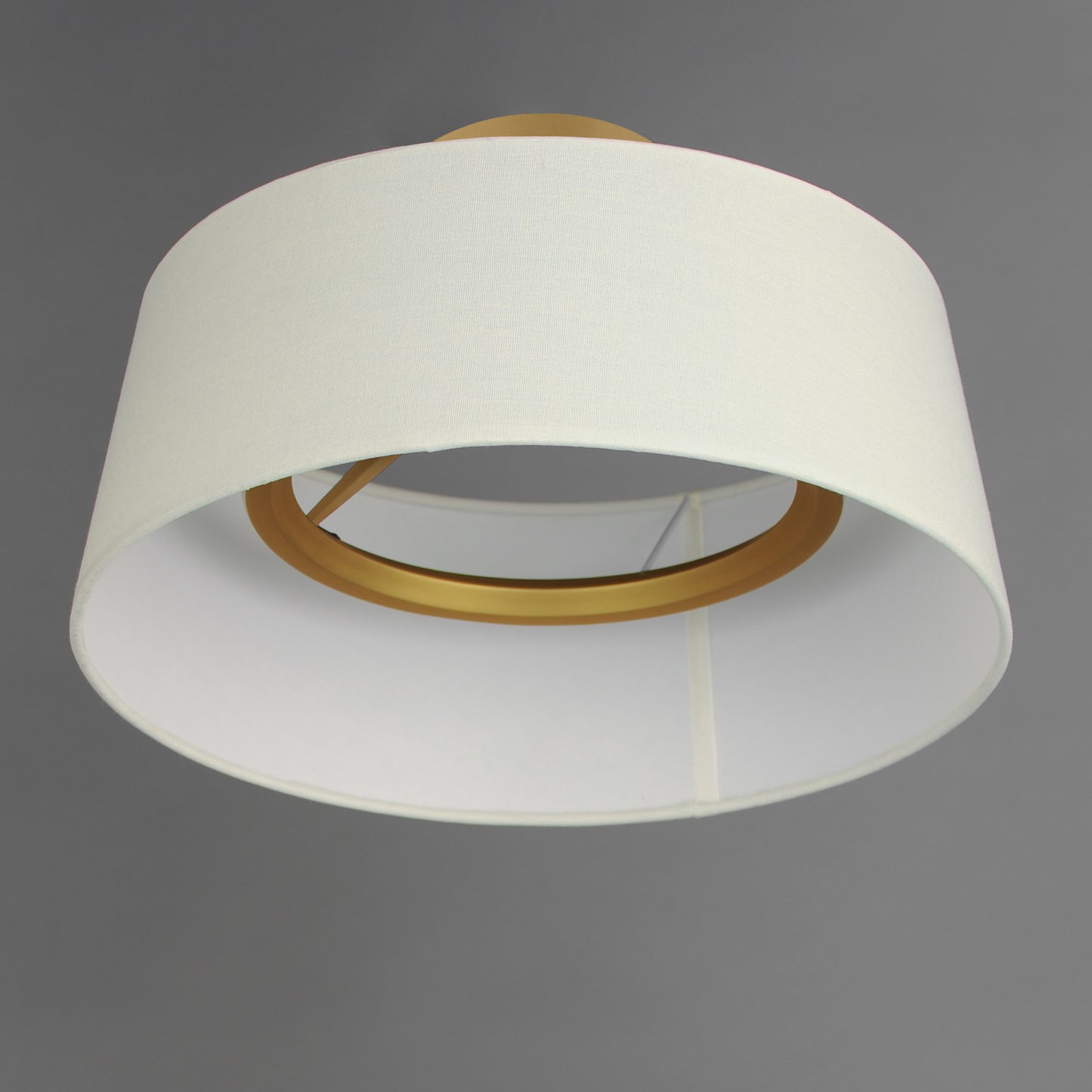 Paramount 16" LED Flush Mount Natural Aged Brass by Maxim Lighting