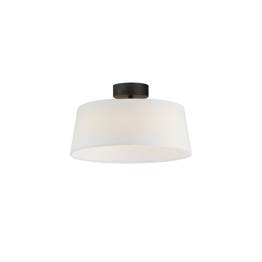 Paramount 16" LED Flush Mount Black by Maxim Lighting