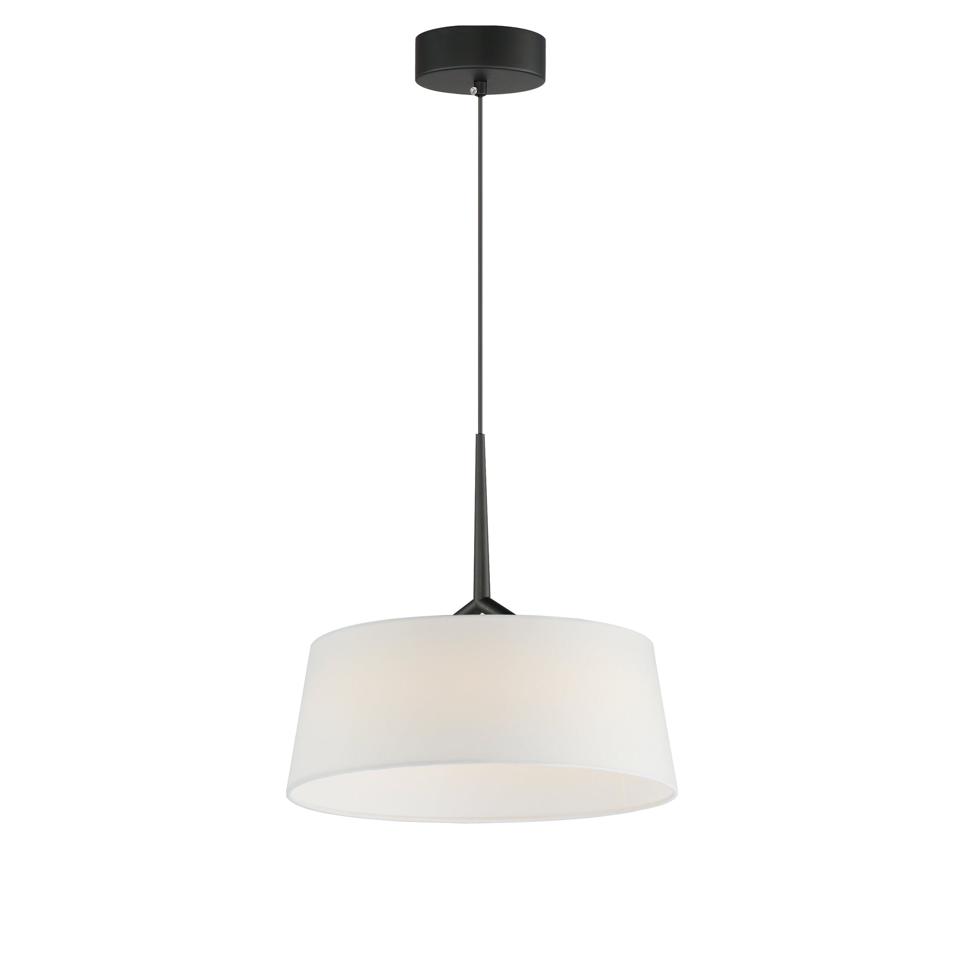 Paramount 16" LED Pendant Black by Maxim Lighting