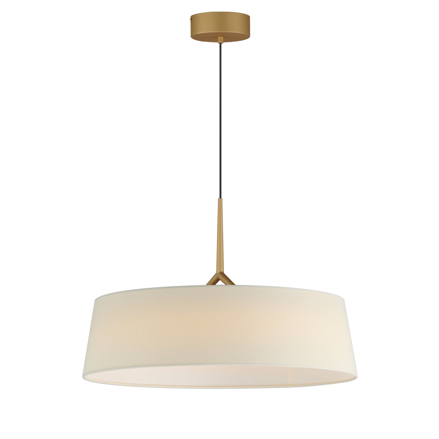 Paramount 21" LED Pendant Natural Aged Brass by Maxim Lighting