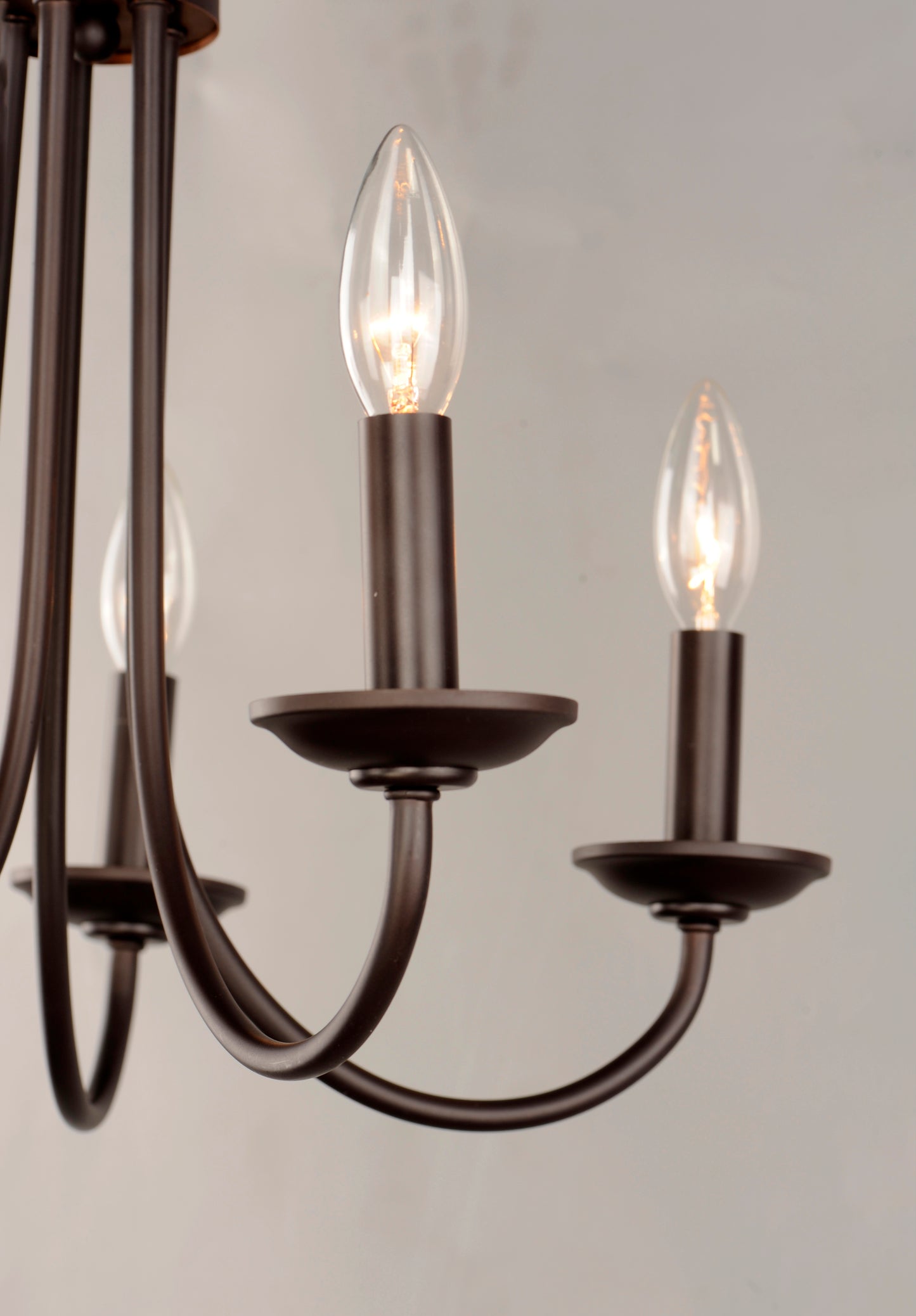 Logan 5-Light Candle Chandelier Oil Rubbed Bronze by Maxim Lighting