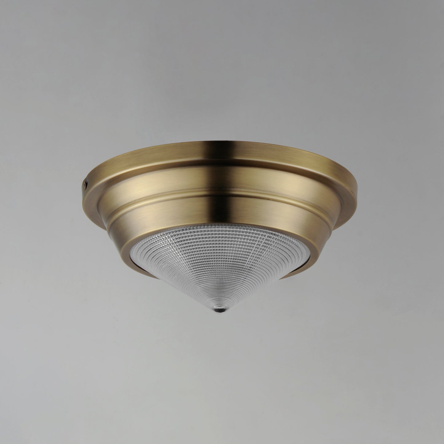 Hargreaves Flush Mount Natural Aged Brass by Maxim Lighting
