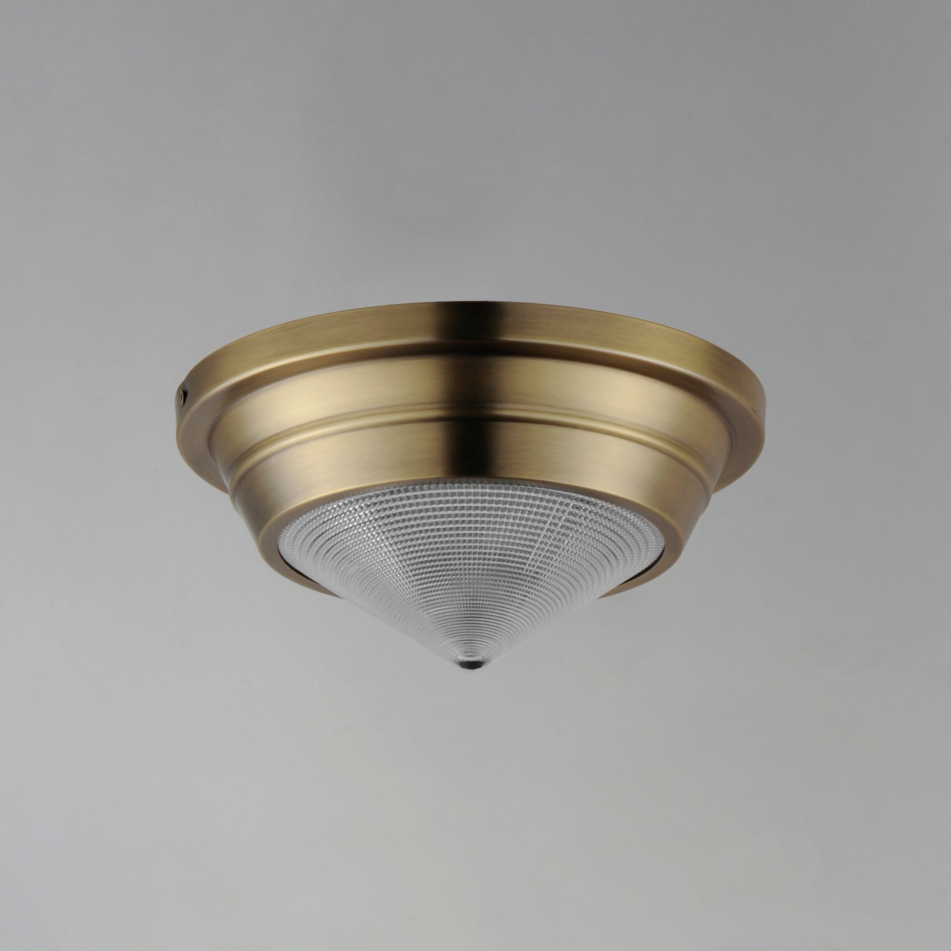 Hargreaves Flush Mount Natural Aged Brass by Maxim Lighting