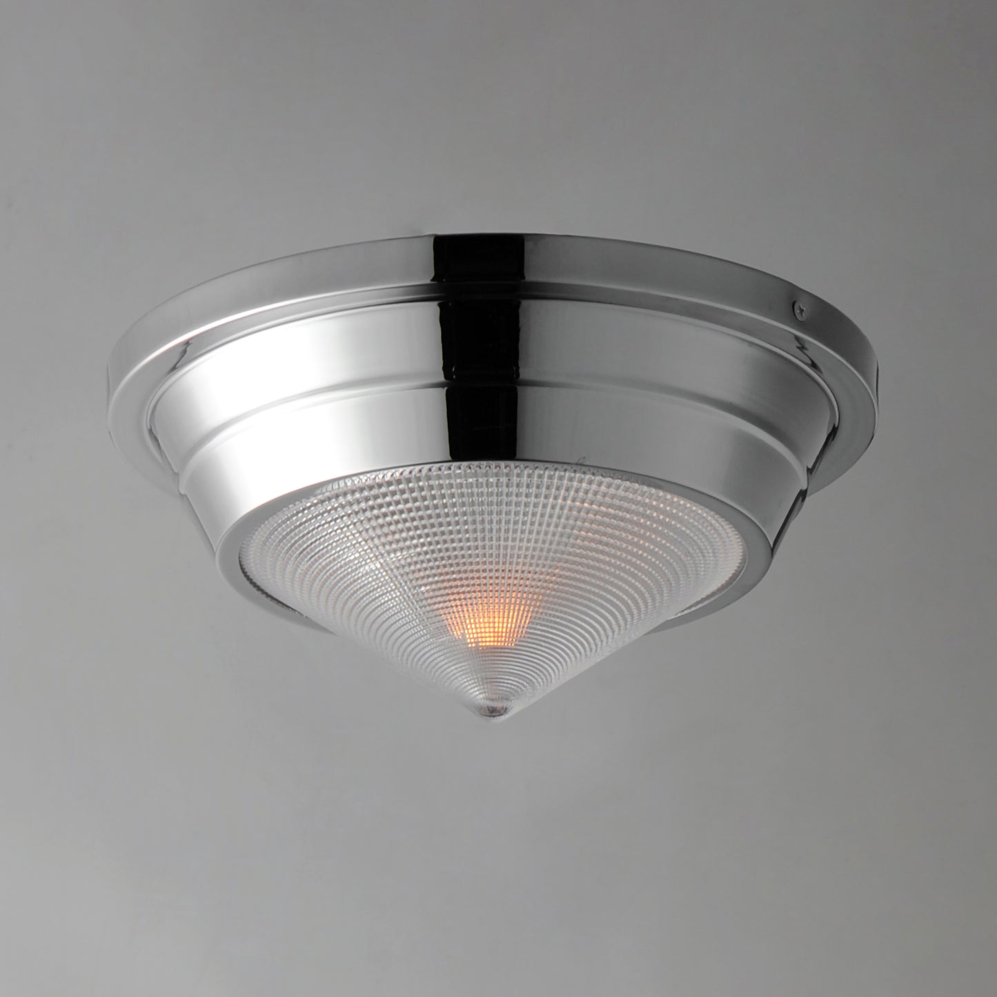 Hargreaves Flush Mount Polished Nickel by Maxim Lighting