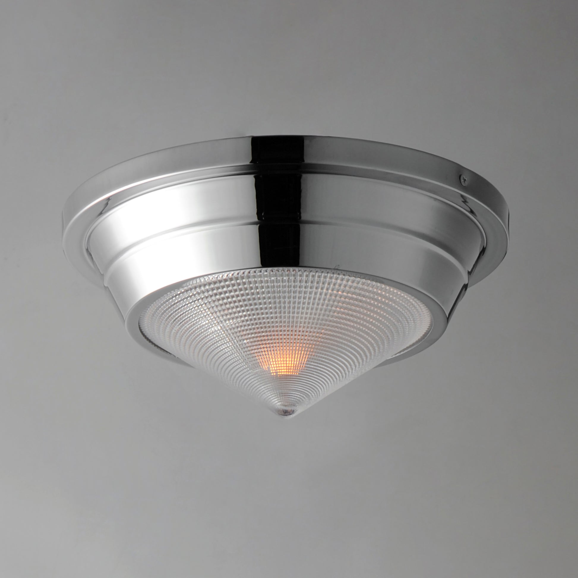 Hargreaves Flush Mount Polished Nickel by Maxim Lighting