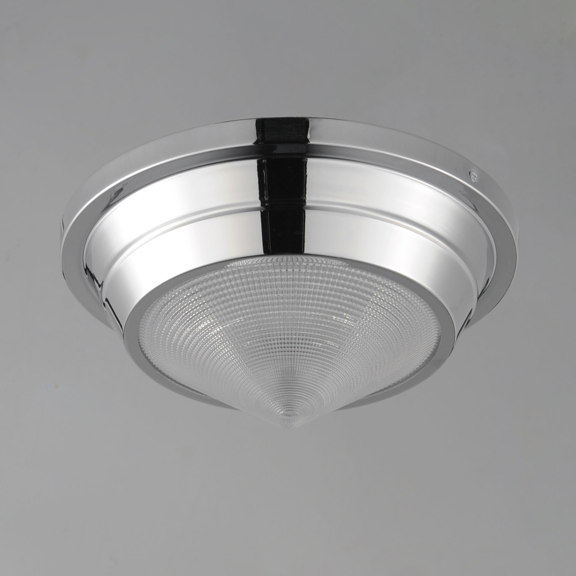 Hargreaves Flush Mount Polished Nickel by Maxim Lighting